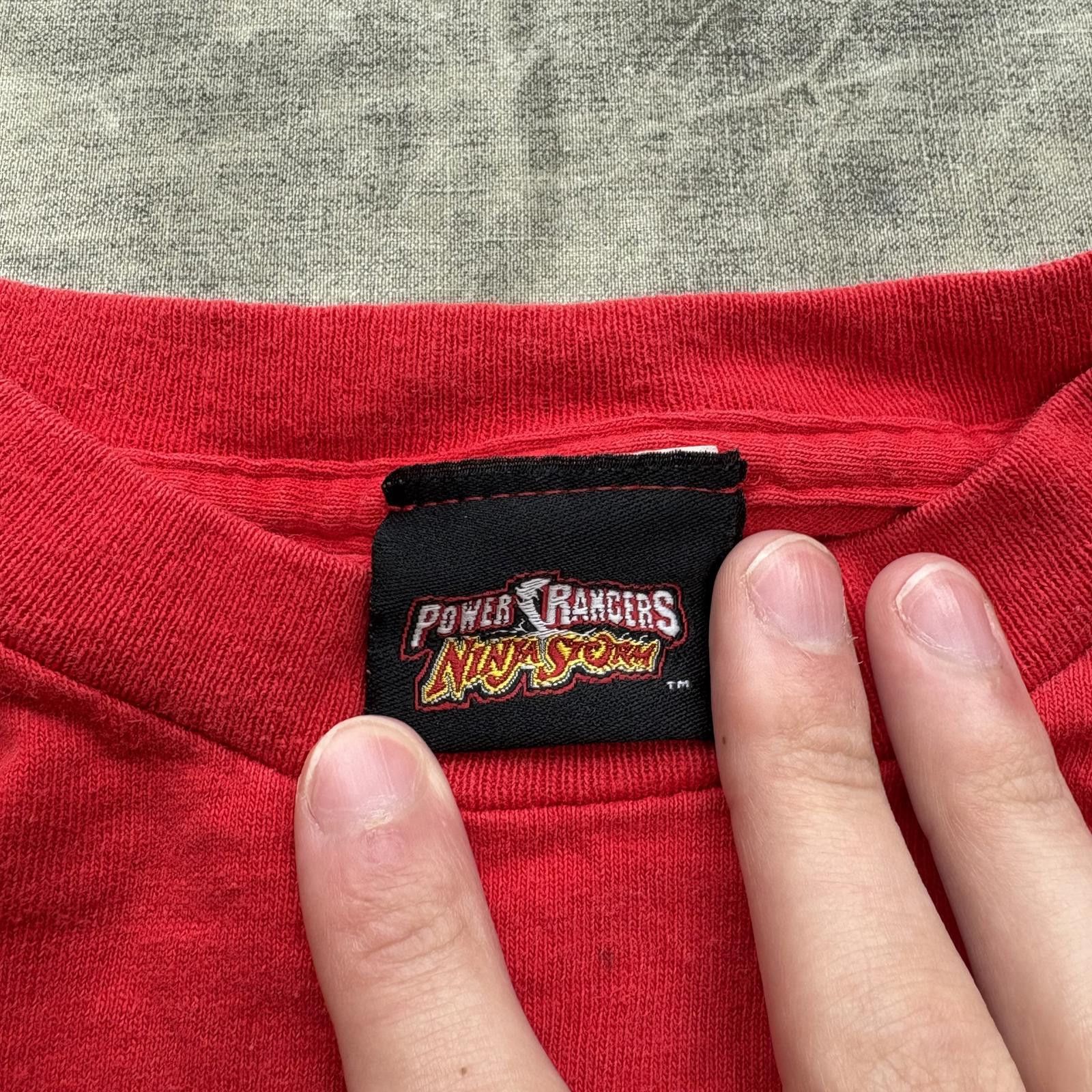 Other Vintage Y2K Power Rangers Ninja Storm TV Women’s Baby Tee Size XS / US 0-2 / IT 36-38 - 3 Thumbnail