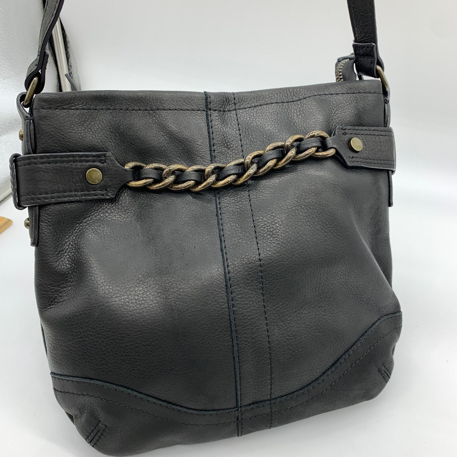 Other American Leather Co Elton Crossbody Purse Hunter Black Color Size ONE SIZE - 1 Thumbnail