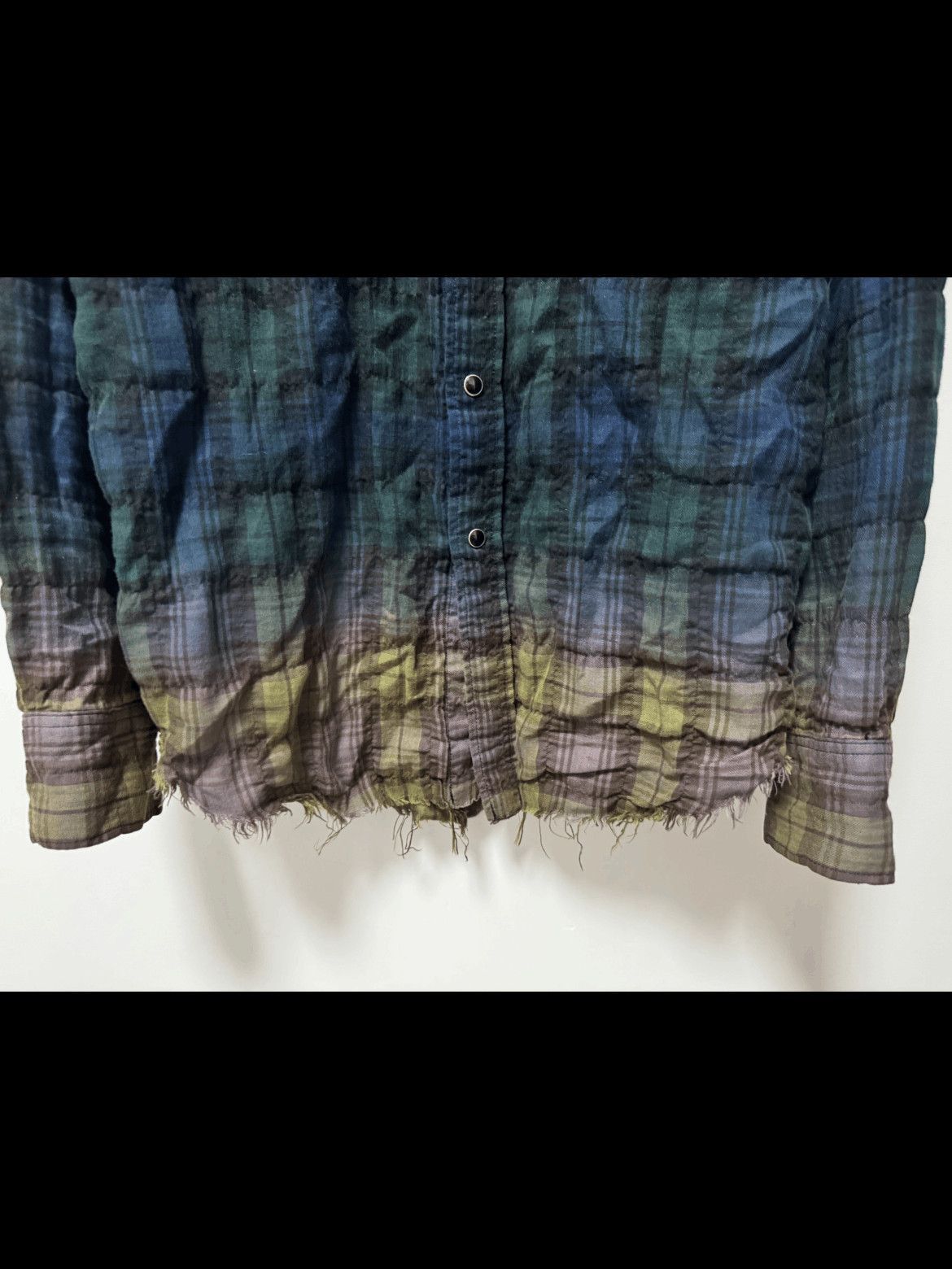 Saint Laurent Paris Saint Laurent Paris by Hedi 16SS Distressed Shirt-2508 Size US S / EU 44-46 / 1 - 4 Thumbnail