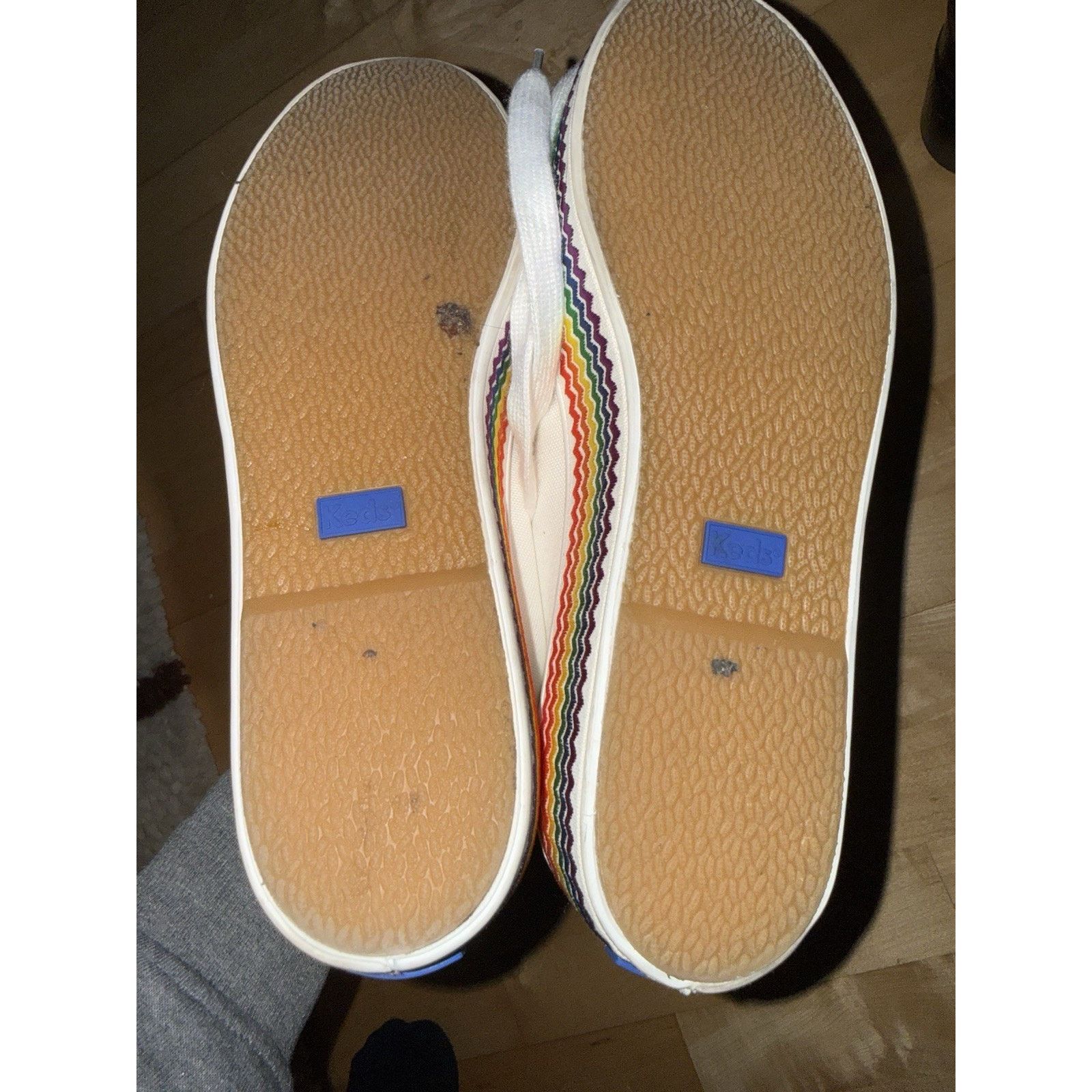 Keds KEDS Triple Up Embroidered Pride Rainbow Platform Sneakers 8 Size US 8 / IT 38 - 3 Thumbnail