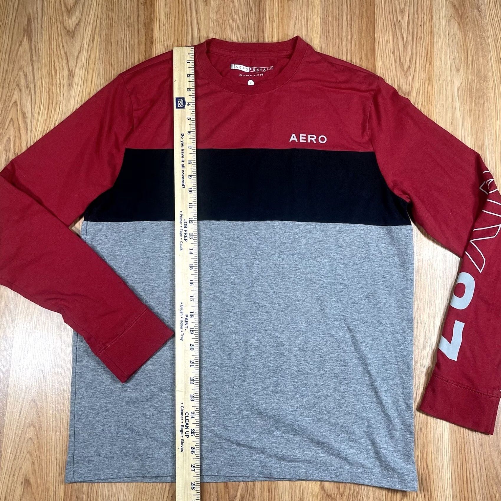 Aeropostale Aeropostale Shirt Mens Large L Long Sleeve Crew Neck Stretch Multicolor T Size US L / EU 52-54 / 3 - 4 Thumbnail