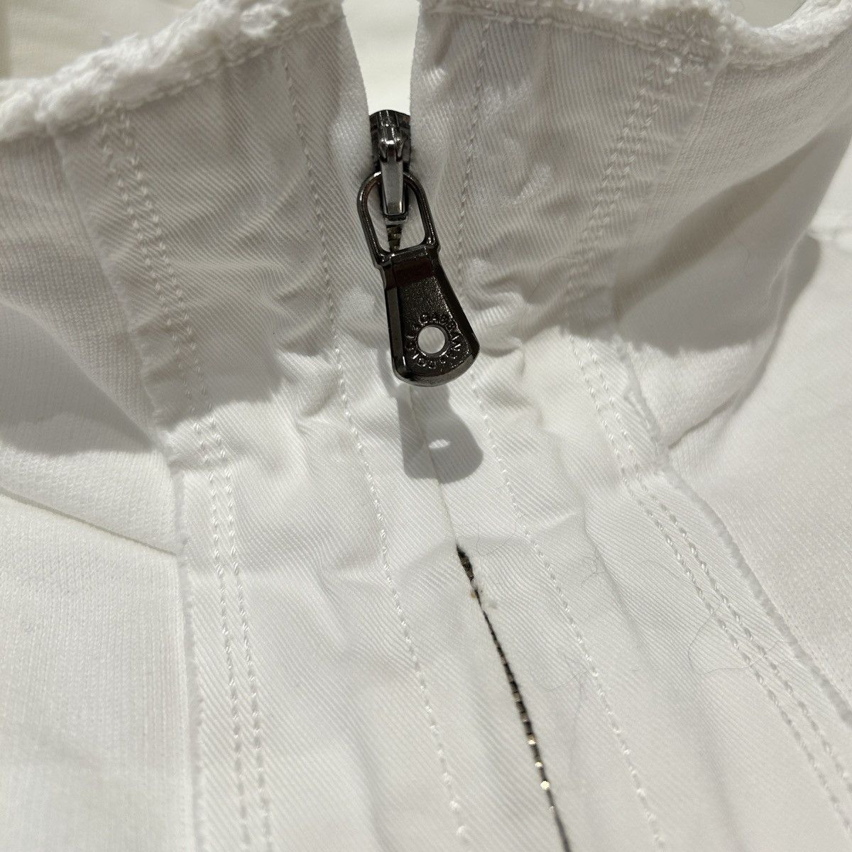 Dolce & Gabbana Dolce & Gabbana White Zip-Up Jacket Size US M / EU 48-50 / 2 - 3 Thumbnail