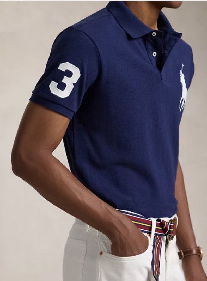 Polo Ralph Lauren Polo Ralph Lauren Custom Slim Fit Big Pony Mesh Size US S / EU 44-46 / 1 - 3 Thumbnail