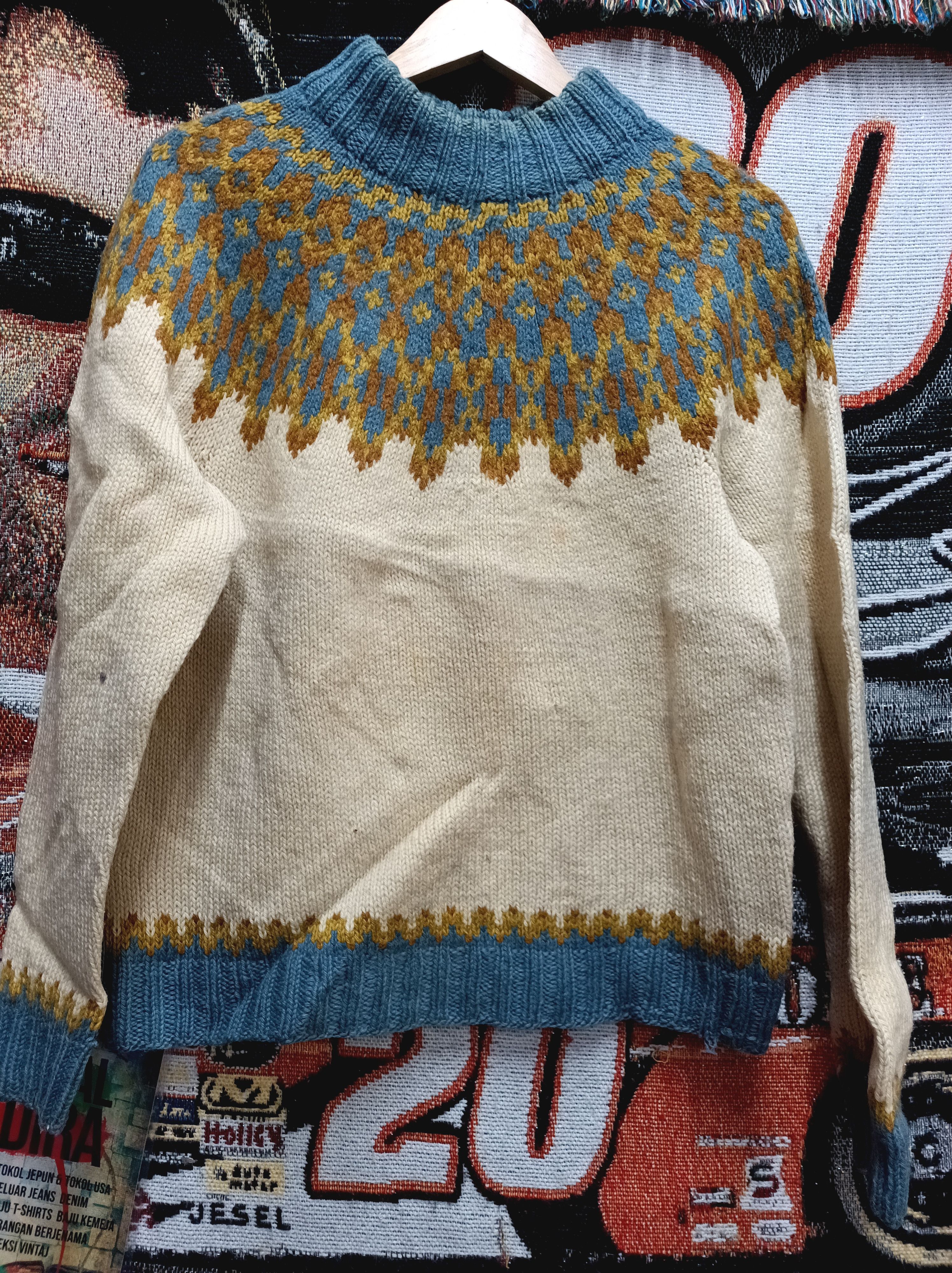 Handmade Knitwear 100% pure wool handmade in Denmark Size US L / EU 52-54 / 3 - 1 Thumbnail