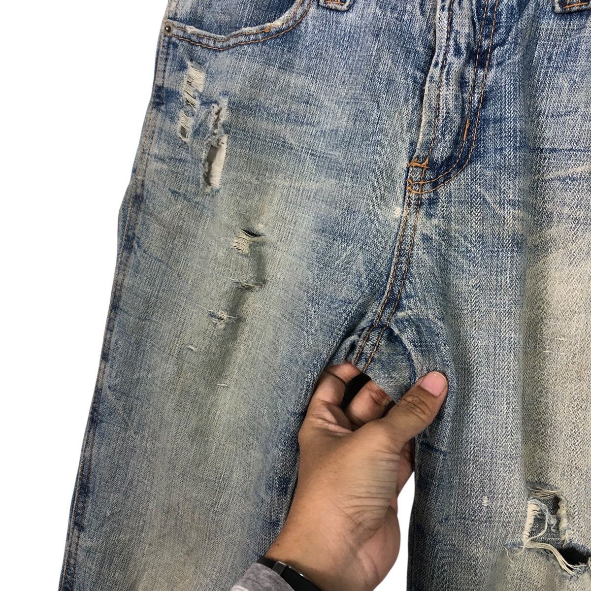 Japanese Brand Hysteric Glamour Vintage Distressed Straight Leg Denim Size 30" / US 8 / IT 44 - 18 Thumbnail