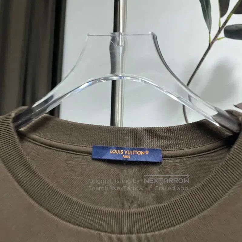 Louis Vuitton Louis Vuitton Khaki Cotton Women's T. Size M / US 6-8 / IT 42-44 - 4 Thumbnail