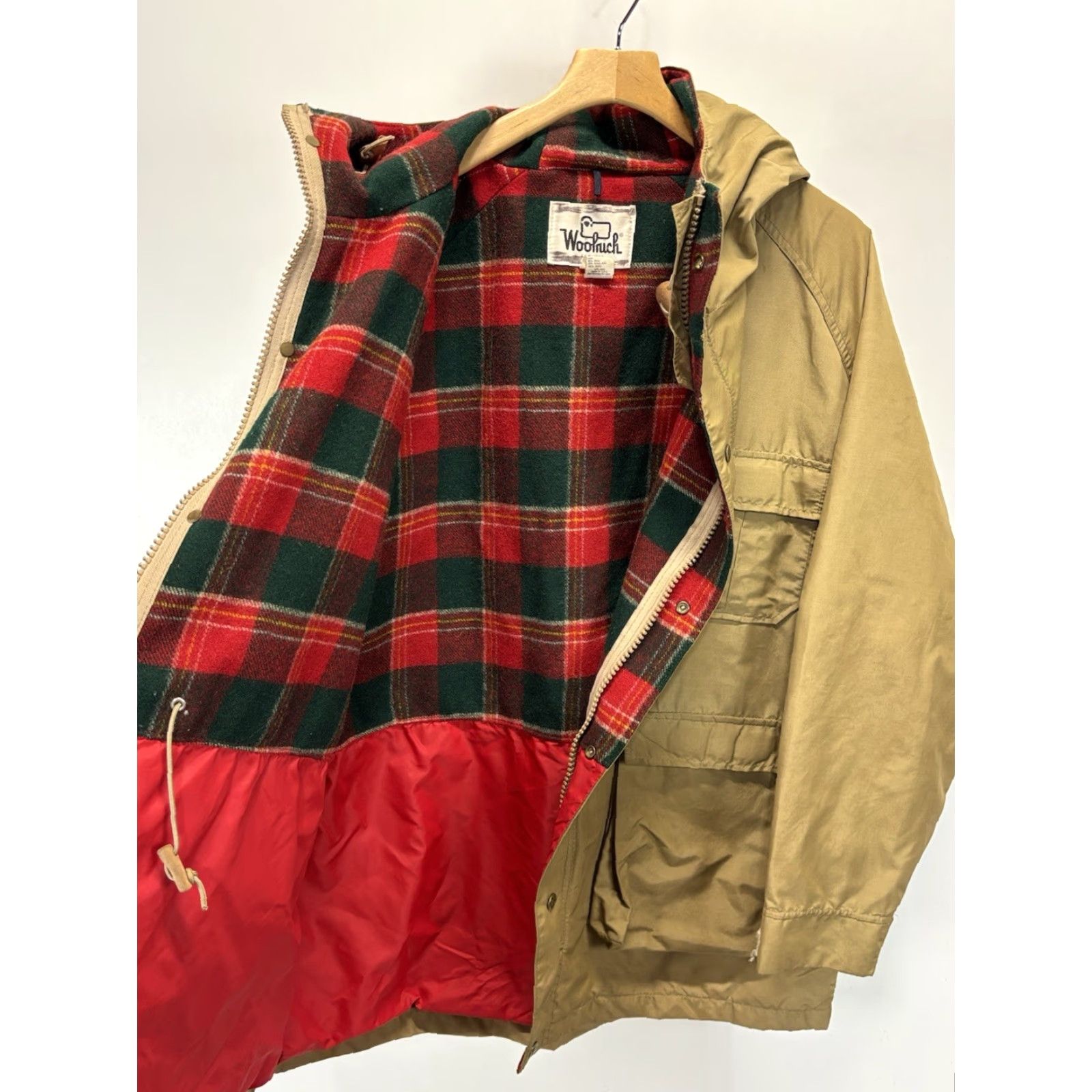 Vintage VINTAGE Woolrich Men's Parka Coat Size XL Mid-Length Cotton Blend Khaki Outdoor 80s 90s Made USA Size US XL / EU 56 / 4 - 6 Thumbnail