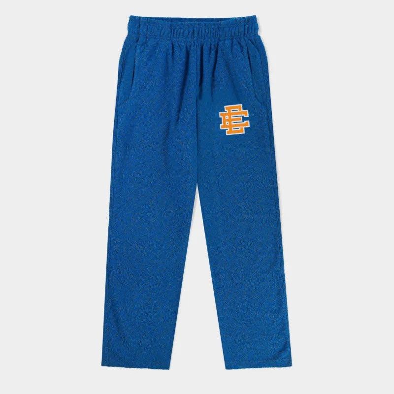 Eric Emanuel Eric Emanuel blue w orange Knicks boucle sweatpants medium Size US 30 / EU 46 - 1 Thumbnail
