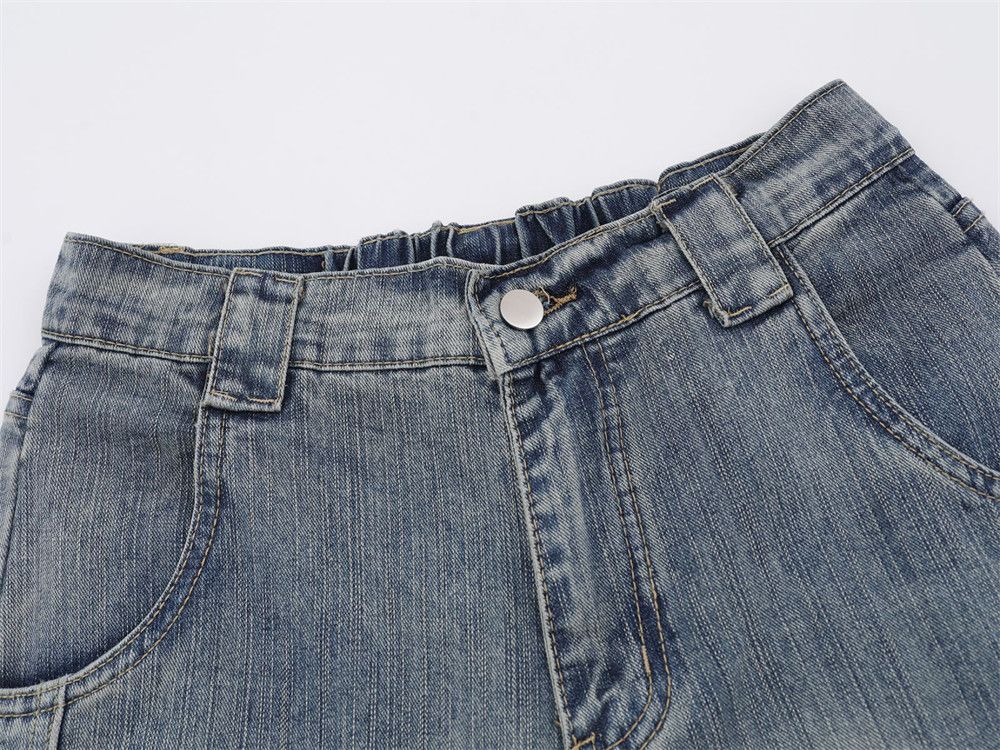 Japanese Brand × Jean Heavy washed distressed straight-leg vintage casual jeans Size US 32 / EU 48 - 3 Thumbnail