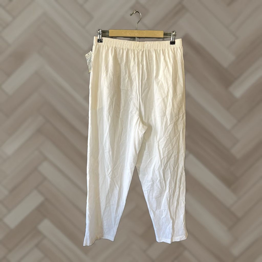 Vintage Cabin Creek Womens White Stretch Fit Pants Size 16 User: Cabin Creek White Women's Stretch Fit Pants Size 16 Size 38" / US 16 / IT 52 - 1 Thumbnail