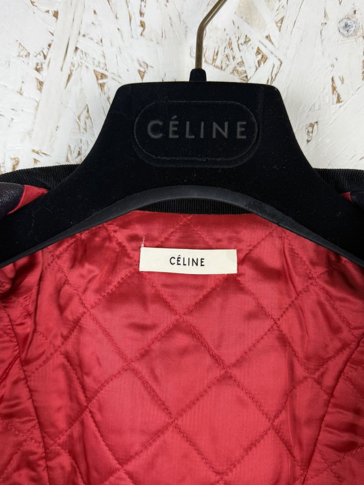 Celine Celine Phoebe Philo Sheepskin Leather Biker Jacket Dark Navy Size XS / US 0-2 / IT 36-38 - 10 Thumbnail