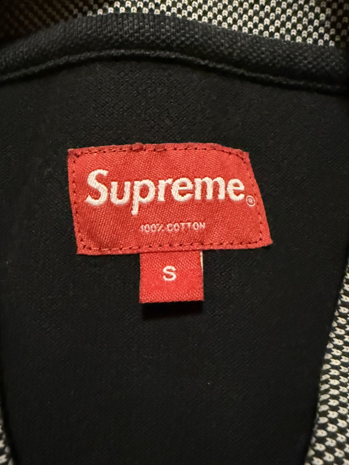 Supreme Supreme Checkered Rib Polo Size US S / EU 44-46 / 1 - 2 Thumbnail