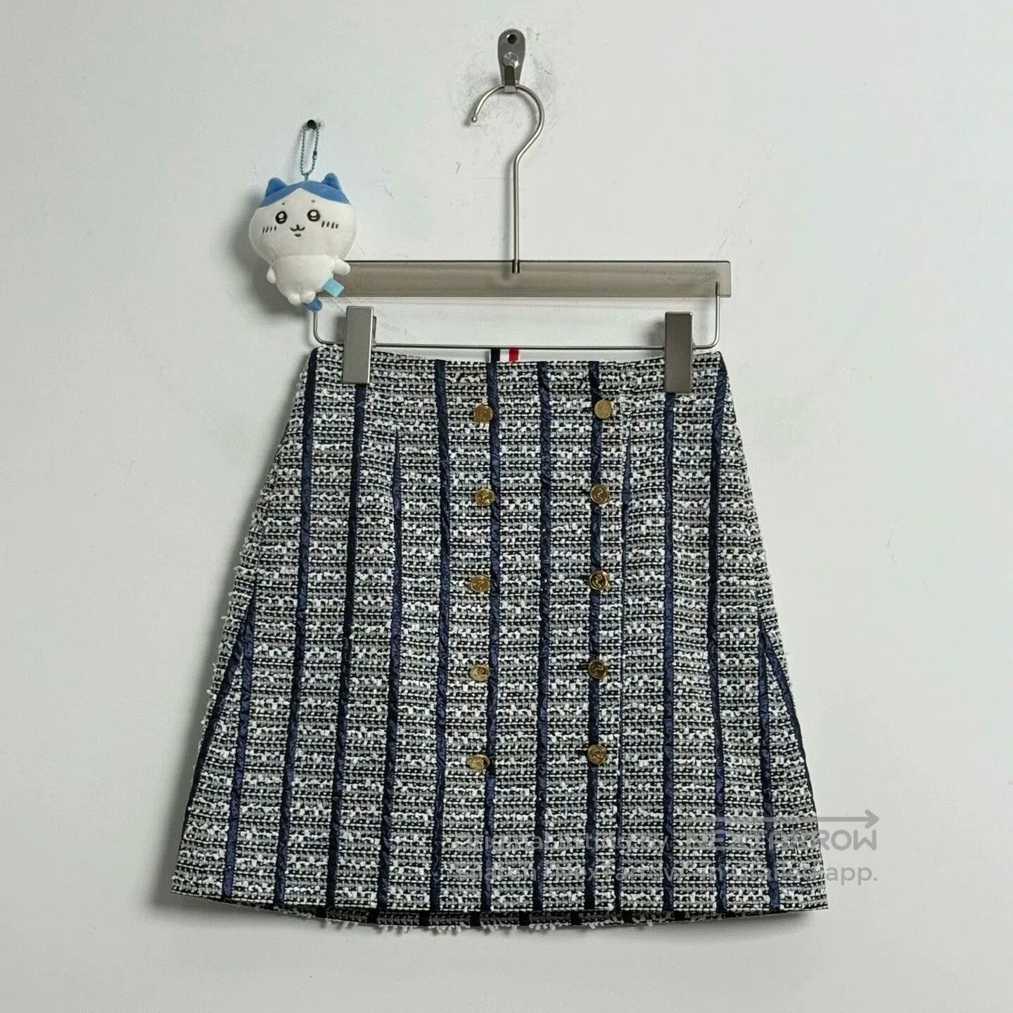 Thom Browne Thom Browne Gold Button Knit Skirt. Size 39" - 1 Thumbnail