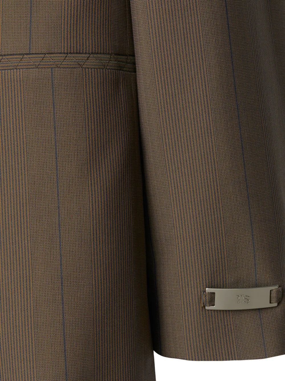 Burberry o1w1db10326 Peak-Lapel Wool Blazer in Brown Size US L / EU 52-54 / 3 - 5 Thumbnail