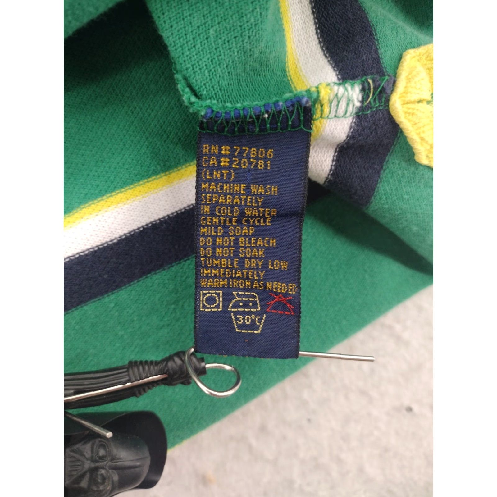 Tommy Hilfiger Tommy Hilfiger shirt Polo Mens Medium Masters Golf Striped Green 90s Tommy Jeans Size US M / EU 48-50 / 2 - 4 Thumbnail