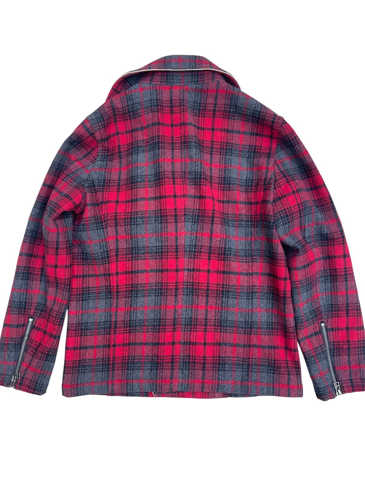 Japanese Brand Semantic Design Vintage Plaid Double Breasted Jacket Size US S / EU 44-46 / 1 - 5 Thumbnail
