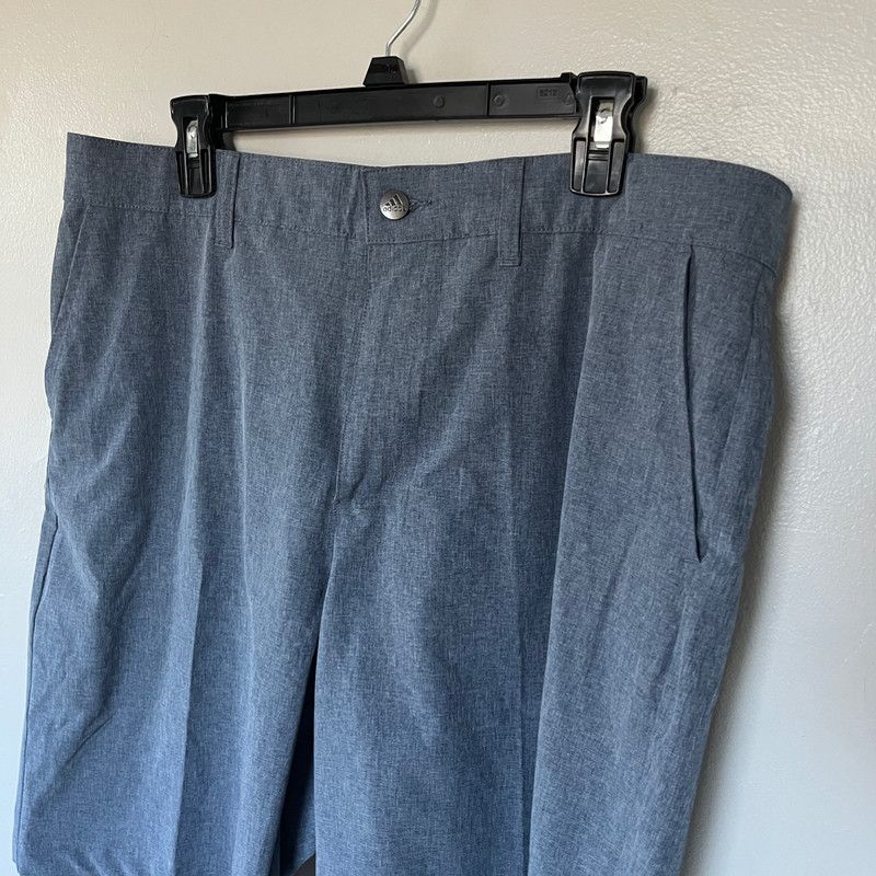 Adidas Adidas Men's Gray-Blue Shorts Size 36 Size US 36 / EU 52 - 1 Thumbnail