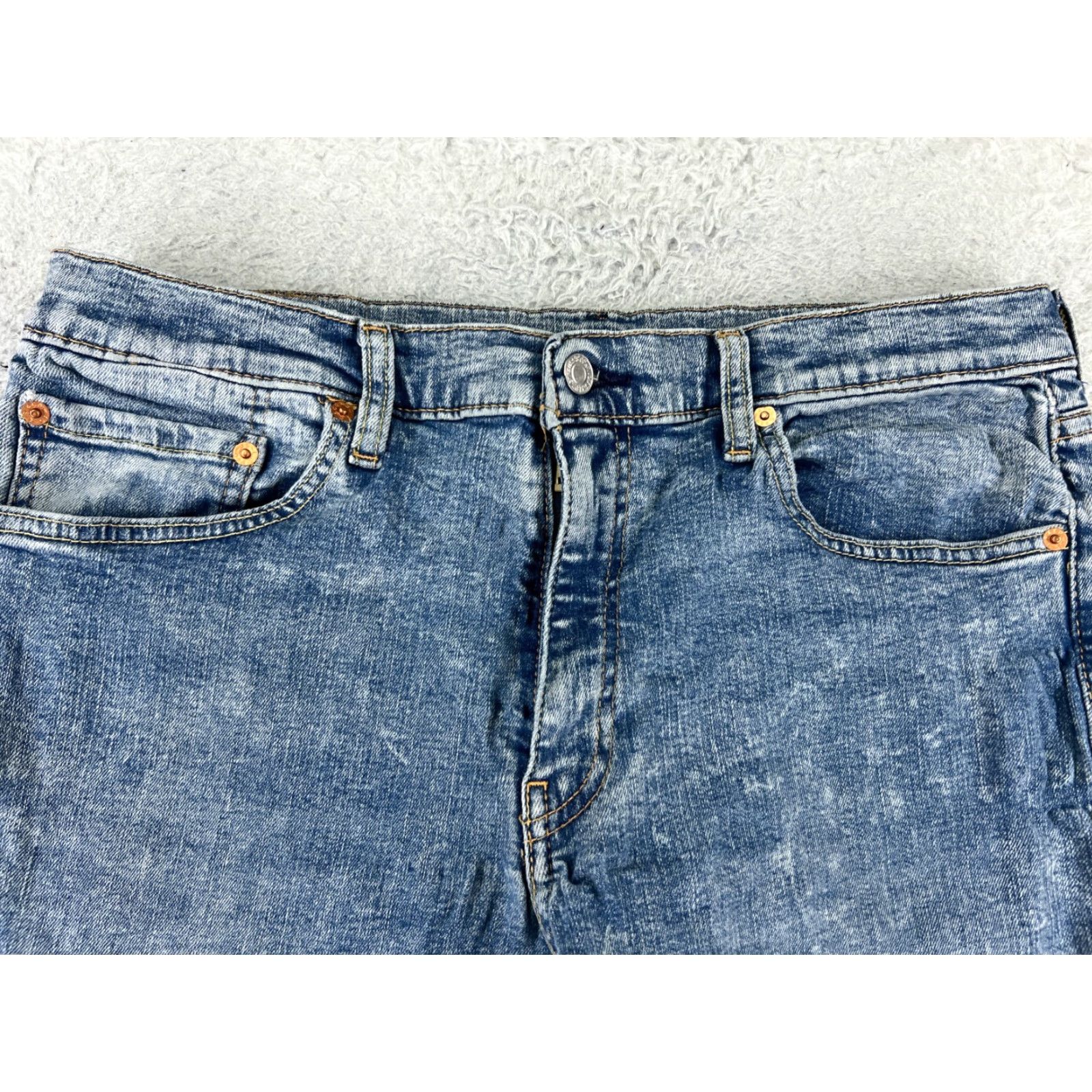 Levi's Levi's Jeans Adult 36 Blue Denim 511 Cotton Blend 33x30 Premium Light Straight Slim 5-Pocket Mens Regular Size US 36 / EU 52 - 4 Thumbnail