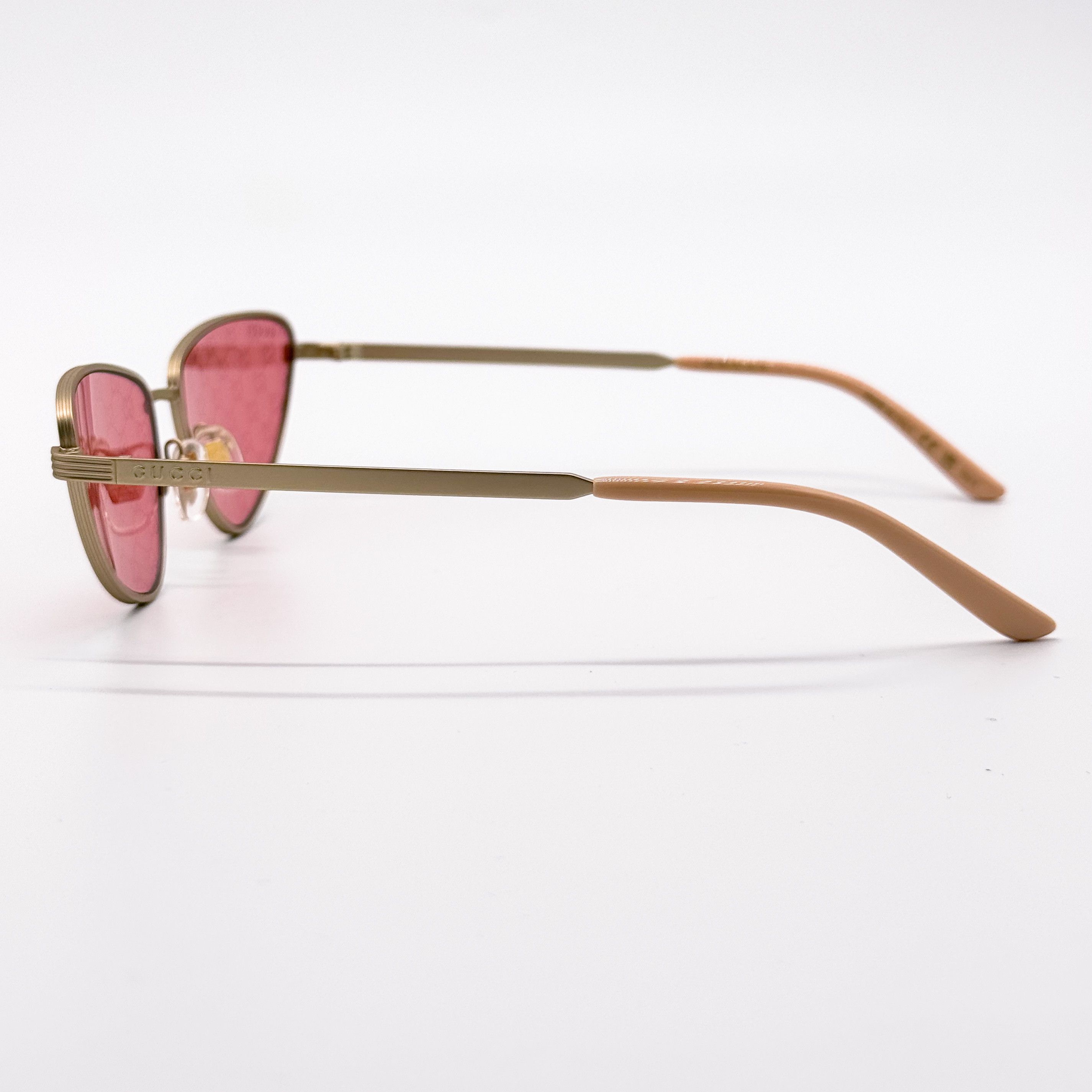 Gucci NEW GUCCI GG1879S 004 GOLD RED WOMEN SUNGLASSES GUCCI Size ONE SIZE - 8 Thumbnail