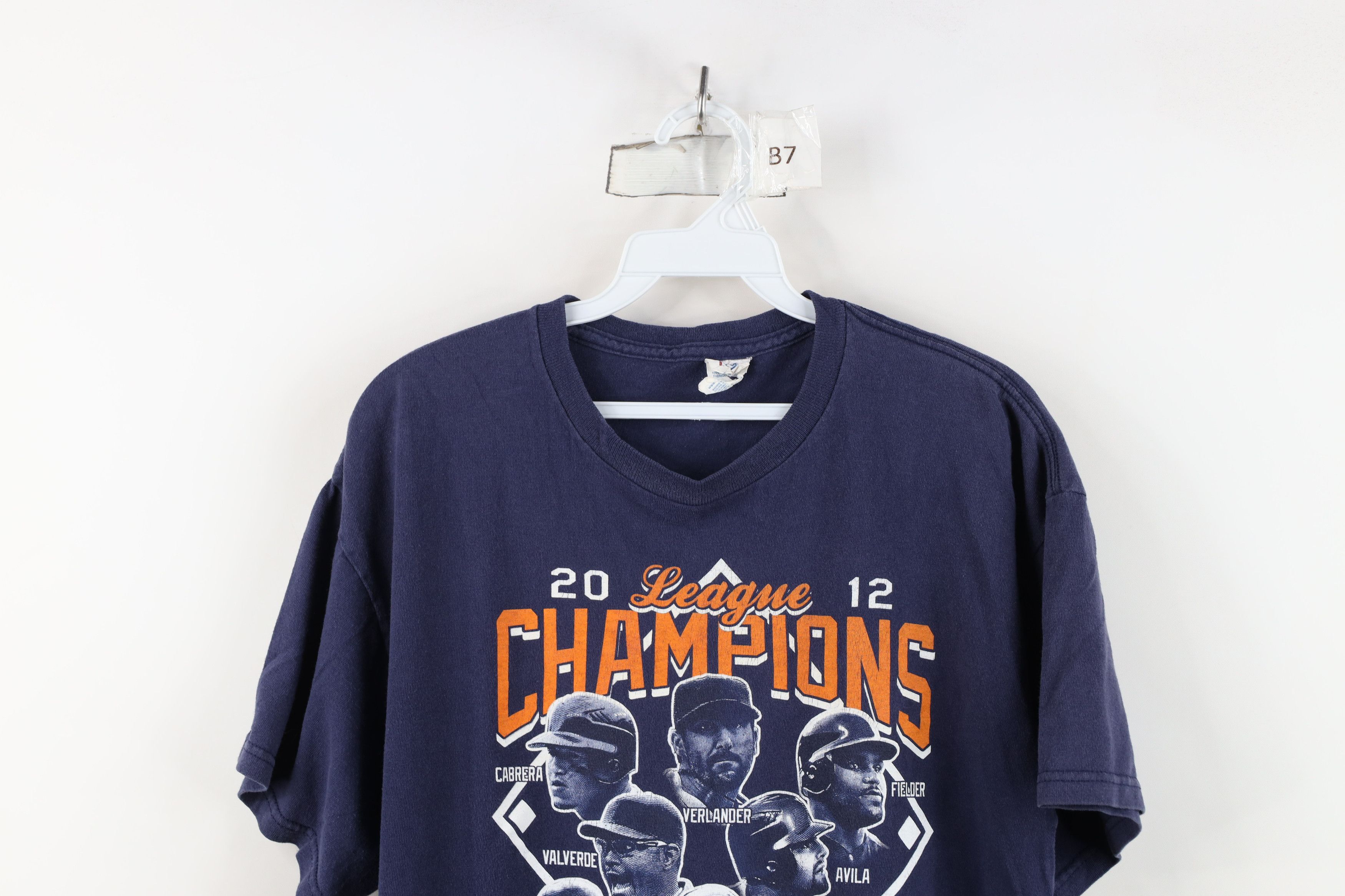 Vintage Vintage Y2K AL Champs Detroit Tigers Baseball T-Shirt Blue Size US L / EU 52-54 / 3 - 2 Thumbnail