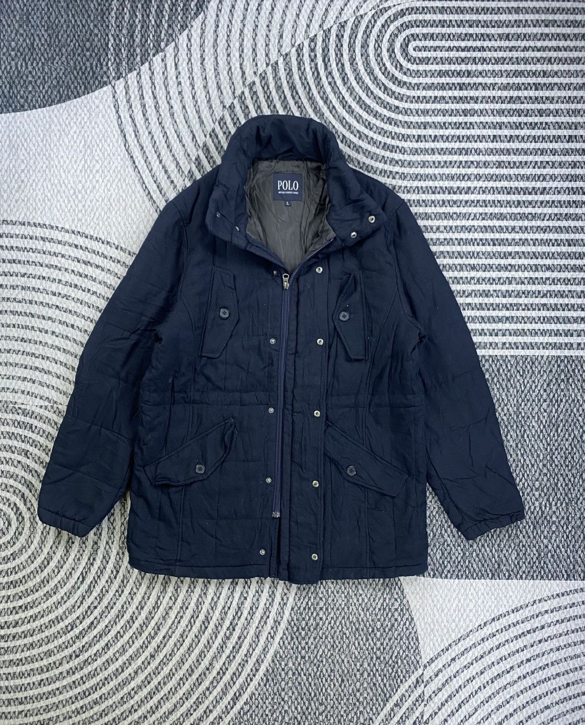 Polo Ralph Lauren Vintage Polo British Country Puffer Coat Jacket Size US M / EU 48-50 / 2 - 6 Thumbnail