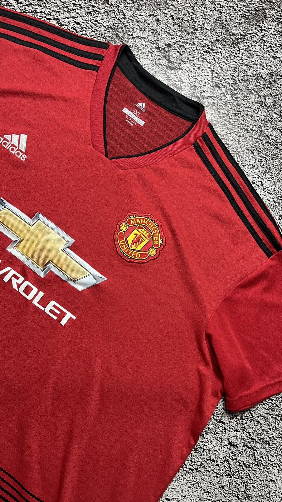 Adidas 2018-2019 Manchester United adidas jersey 2-3XL Size US XXL / EU 58 / 5 - 2 Thumbnail