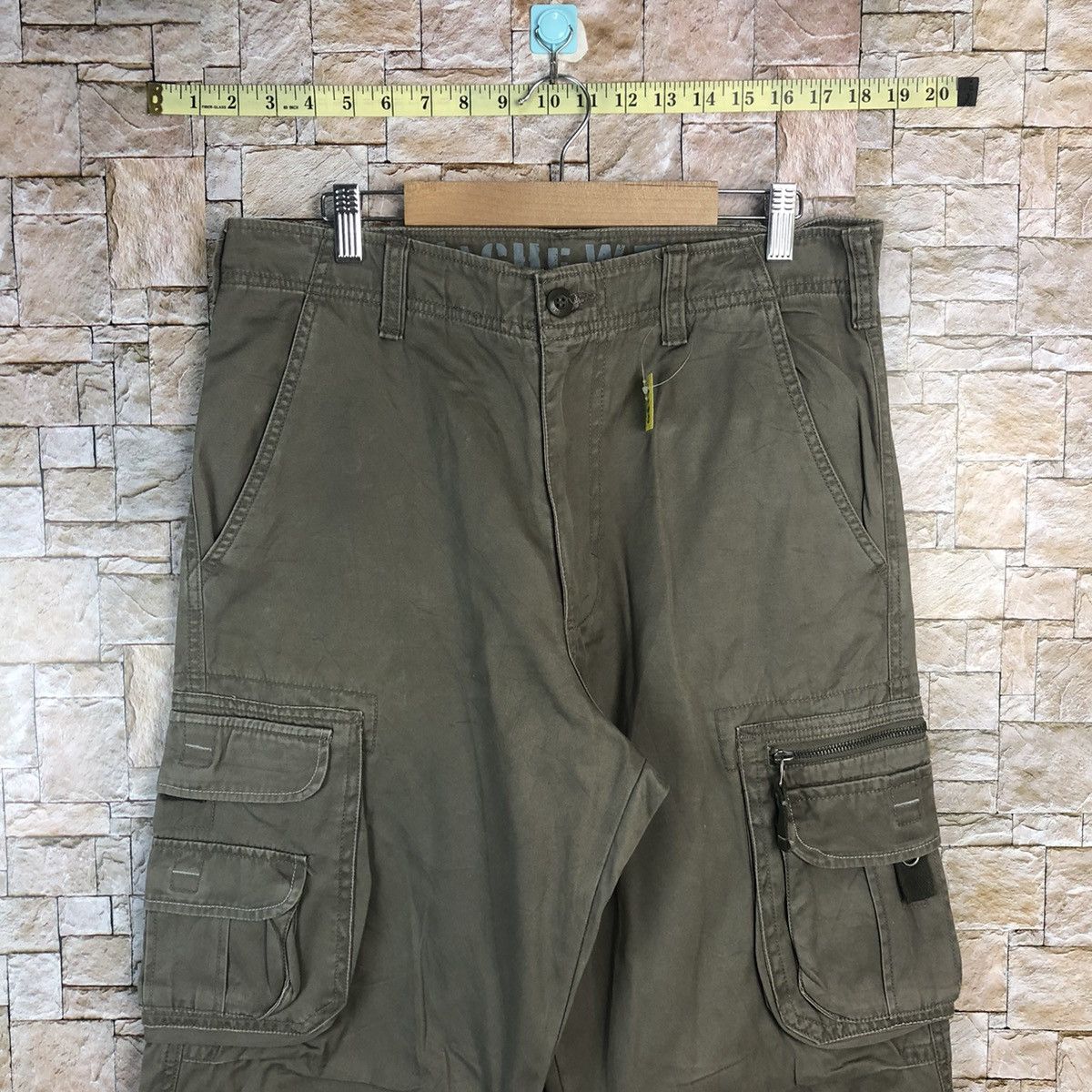 Japanese Brand Vache Brown Cargo Multipocket Pants #A110 Size US 32 / EU 48 - 5 Thumbnail