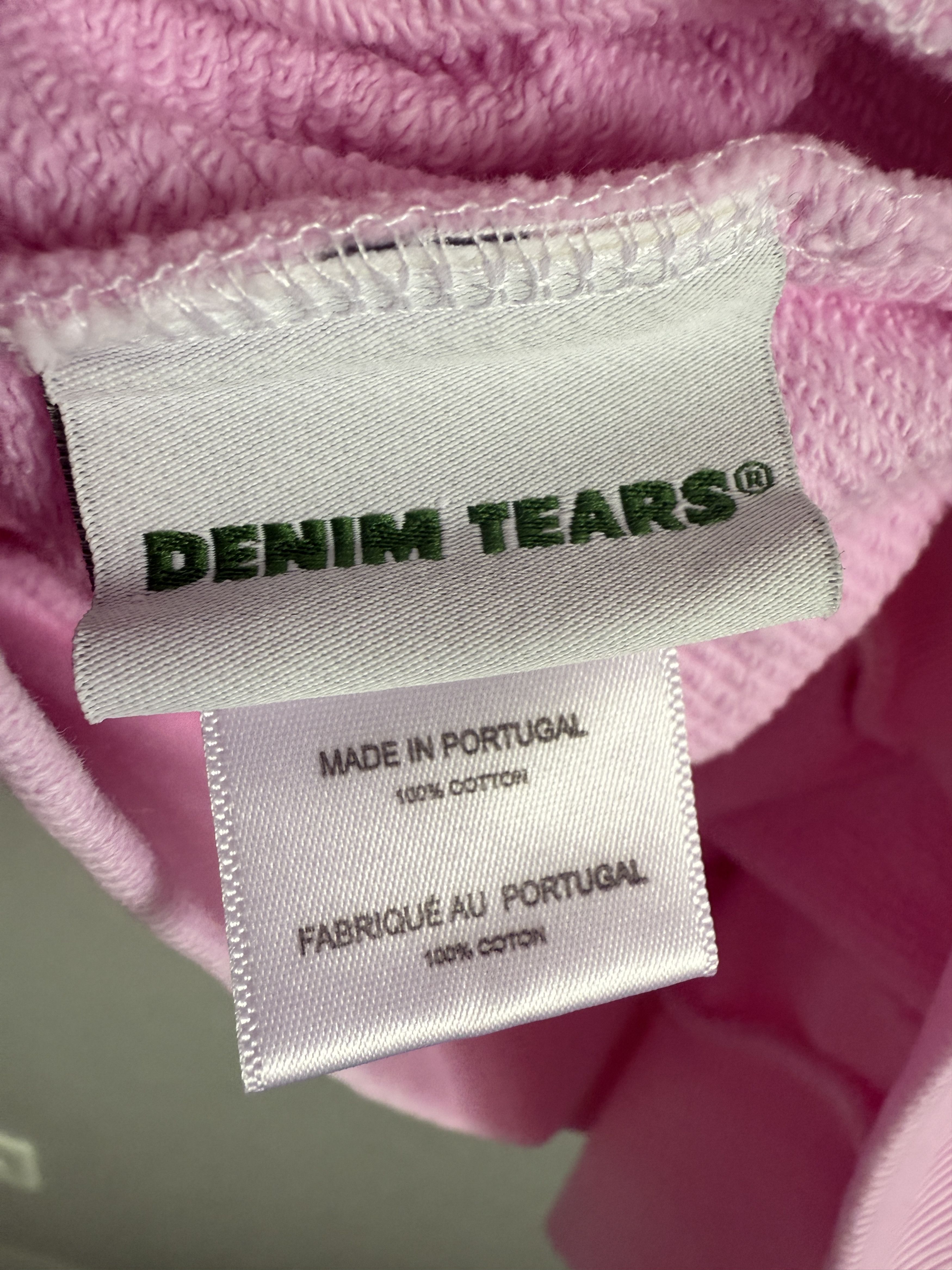 DENIM TEARS Denim Tears Power Pink Hoodie Size S Size US S / EU 44-46 / 1 - 7 Thumbnail