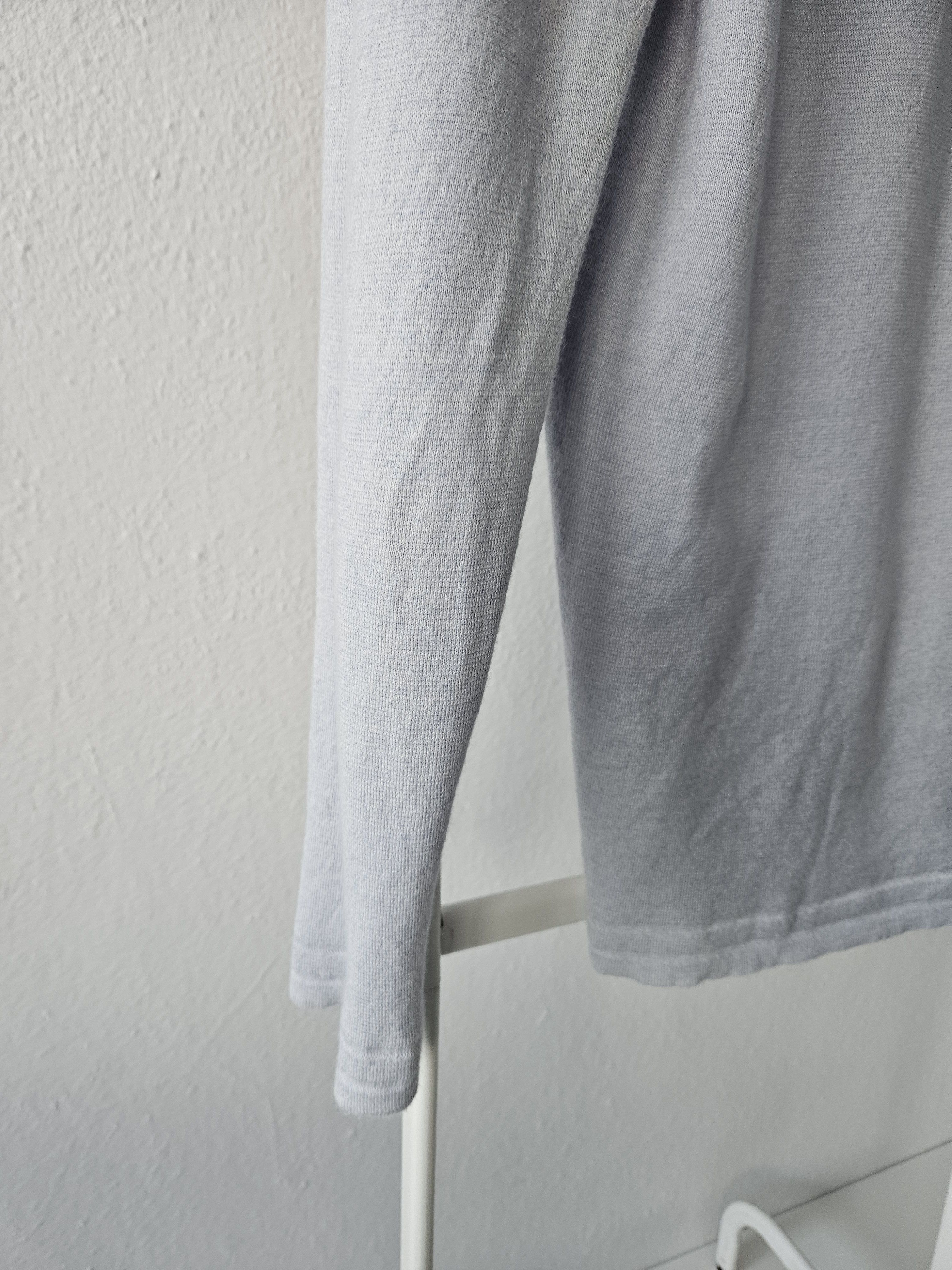 Hermes Vintage Hermes cashmere cotton blend v neck pullover Size M / US 6-8 / IT 42-44 - 9 Thumbnail