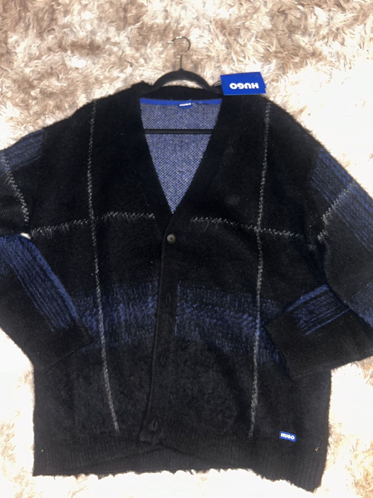 Hugo Boss Hugo Boss Blue Cardigan Size US L / EU 52-54 / 3 - 2 Thumbnail
