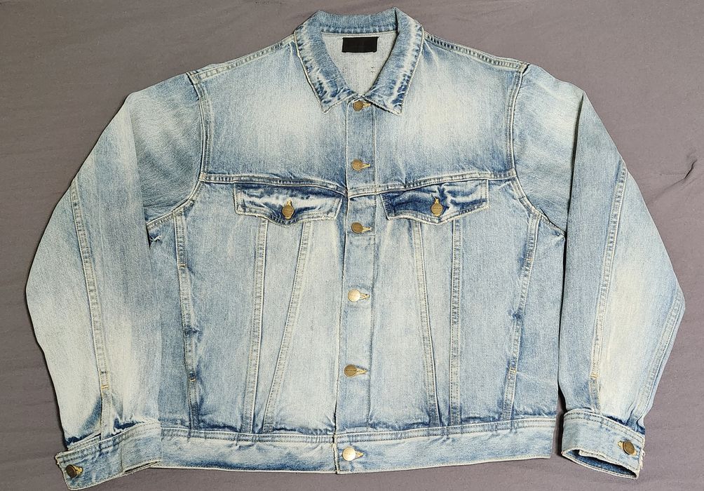 Fear of God Fear of god seventh collection denim trucker jacket sz