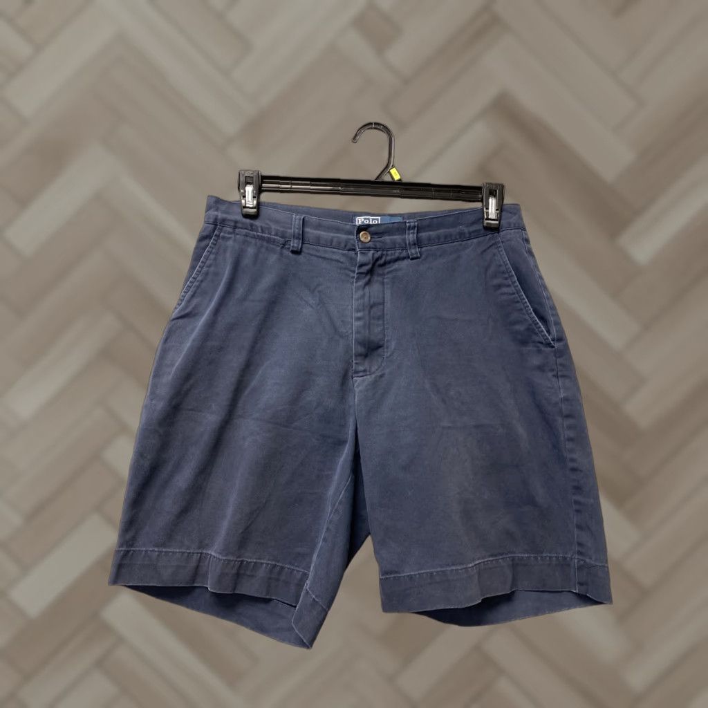 Polo Ralph Lauren Polo Ralph Lauren Shorts Mens Chino Flat Front 32 Blue Casual USA Classic Polo Shorts Men 32 Blue Cotton Casual Size US XS / EU 42 / 0 - 1 Thumbnail