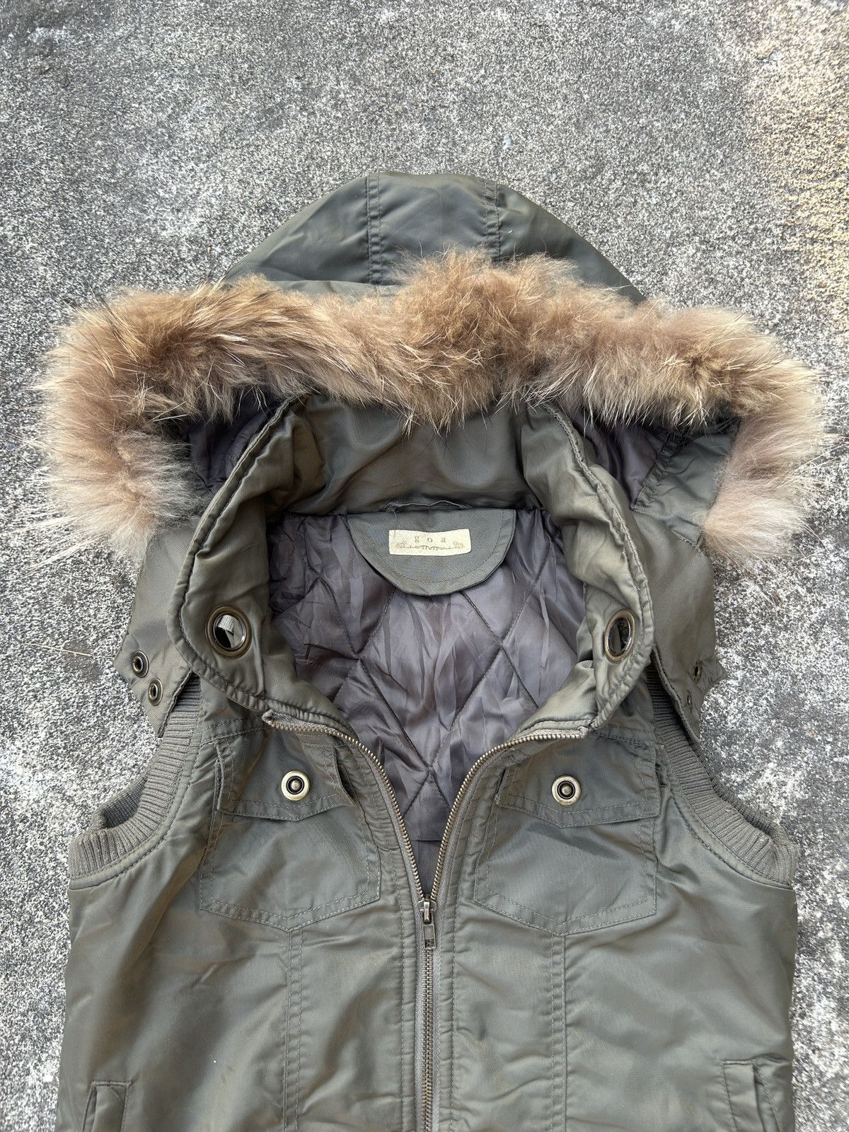 GOA 2000s G.O.A Japanese archive Fur Vest Jacket Size US M / EU 48-50 / 2 - 2 Thumbnail