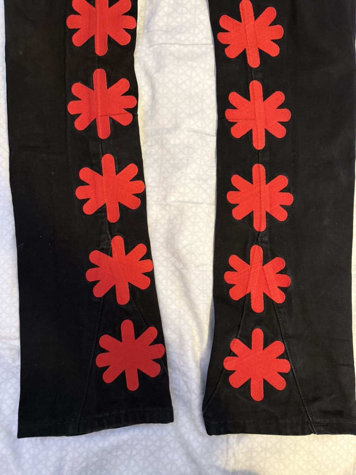 LOSTSHDWS LOSTSHDWS DRK Denim Pant (Red) Size US 32 / EU 48 - 9 Thumbnail