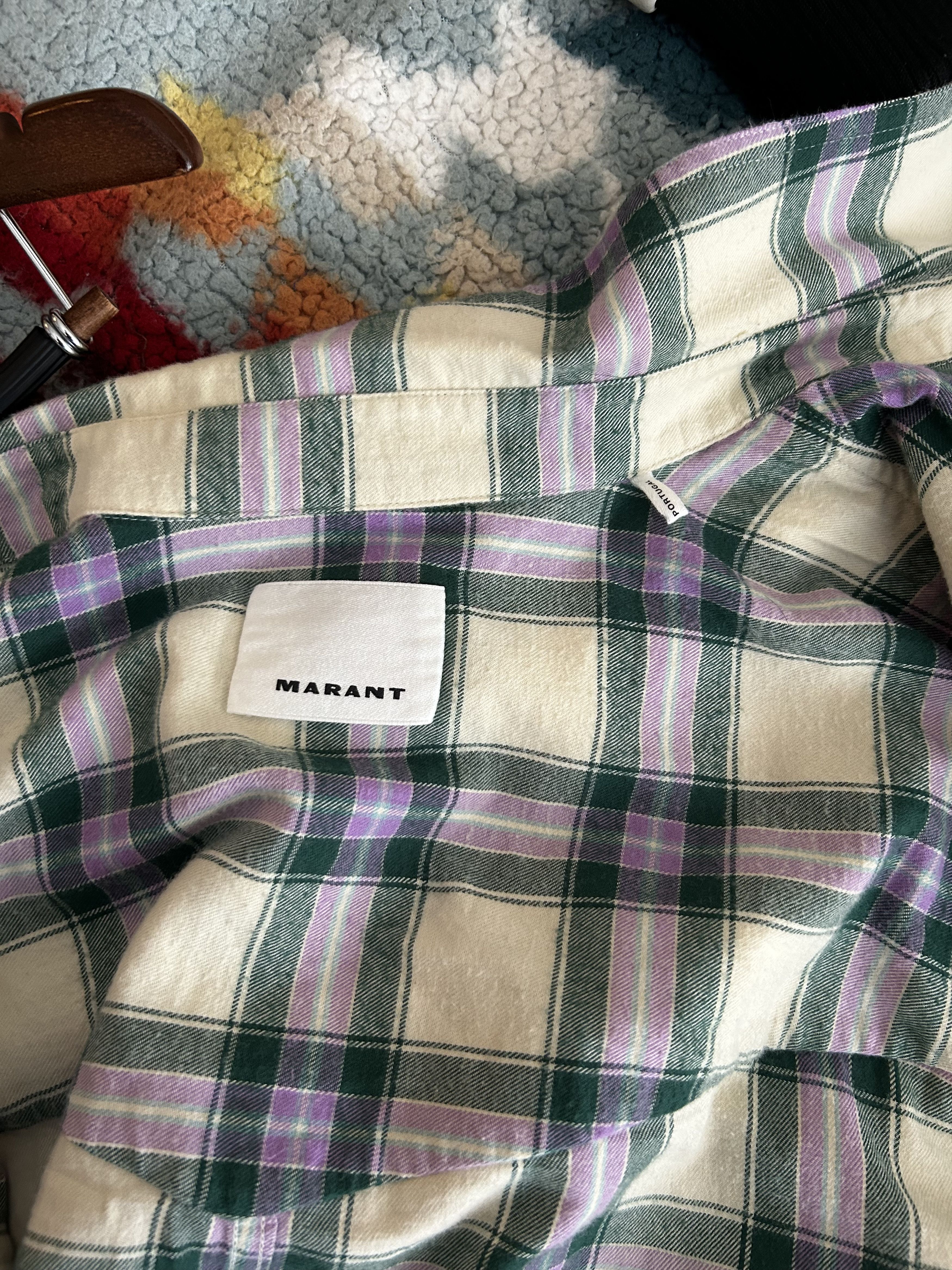 Isabel Marant Gradient-effect checked shirt Size US M / EU 48-50 / 2 - 4 Thumbnail