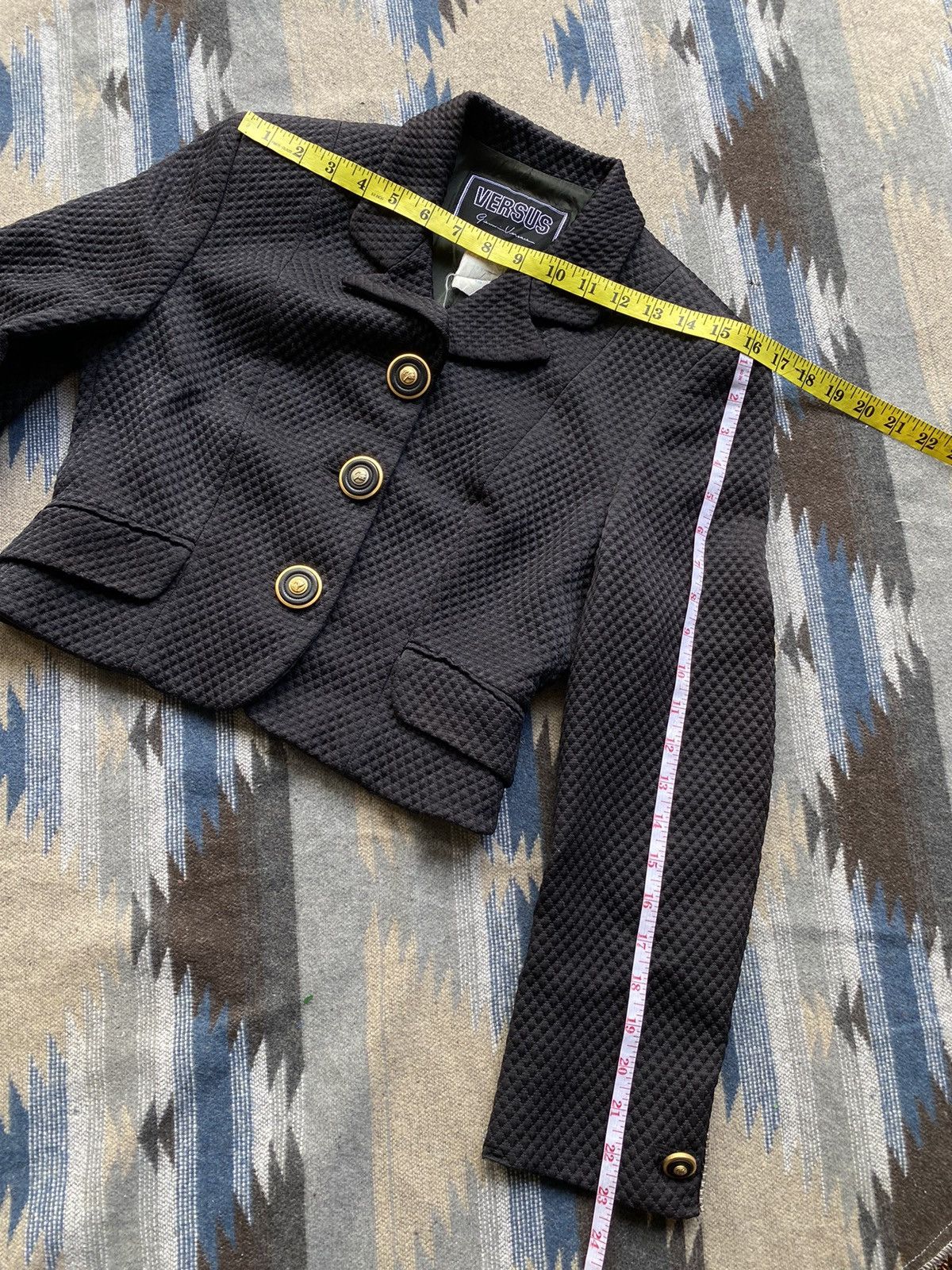 Versus Versace Versus By Gianni Versace Crop Jacket Size S / US 4 / IT 40 - 12 Thumbnail