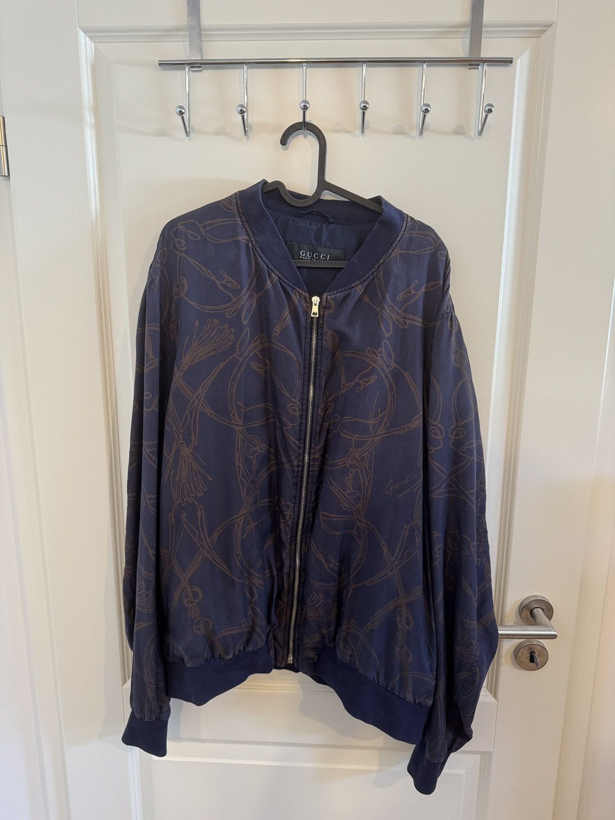 Image of Gucci Vintage Light Jacket in Navy, Men's (Size 2XL)