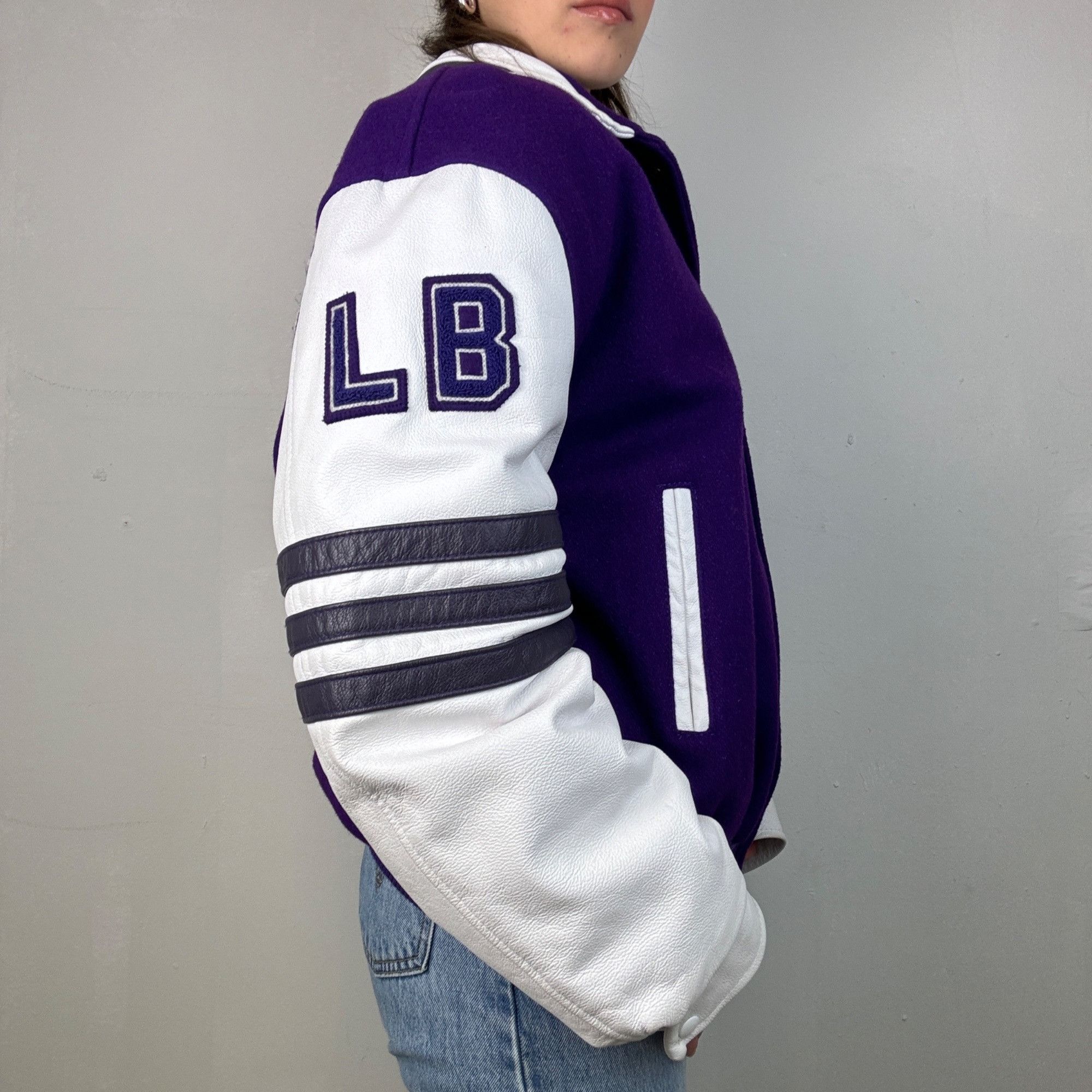 Other L - Purple + White Huskies HPSS Varsity Jacket Size L / US 10 / IT 46 - 4 Thumbnail