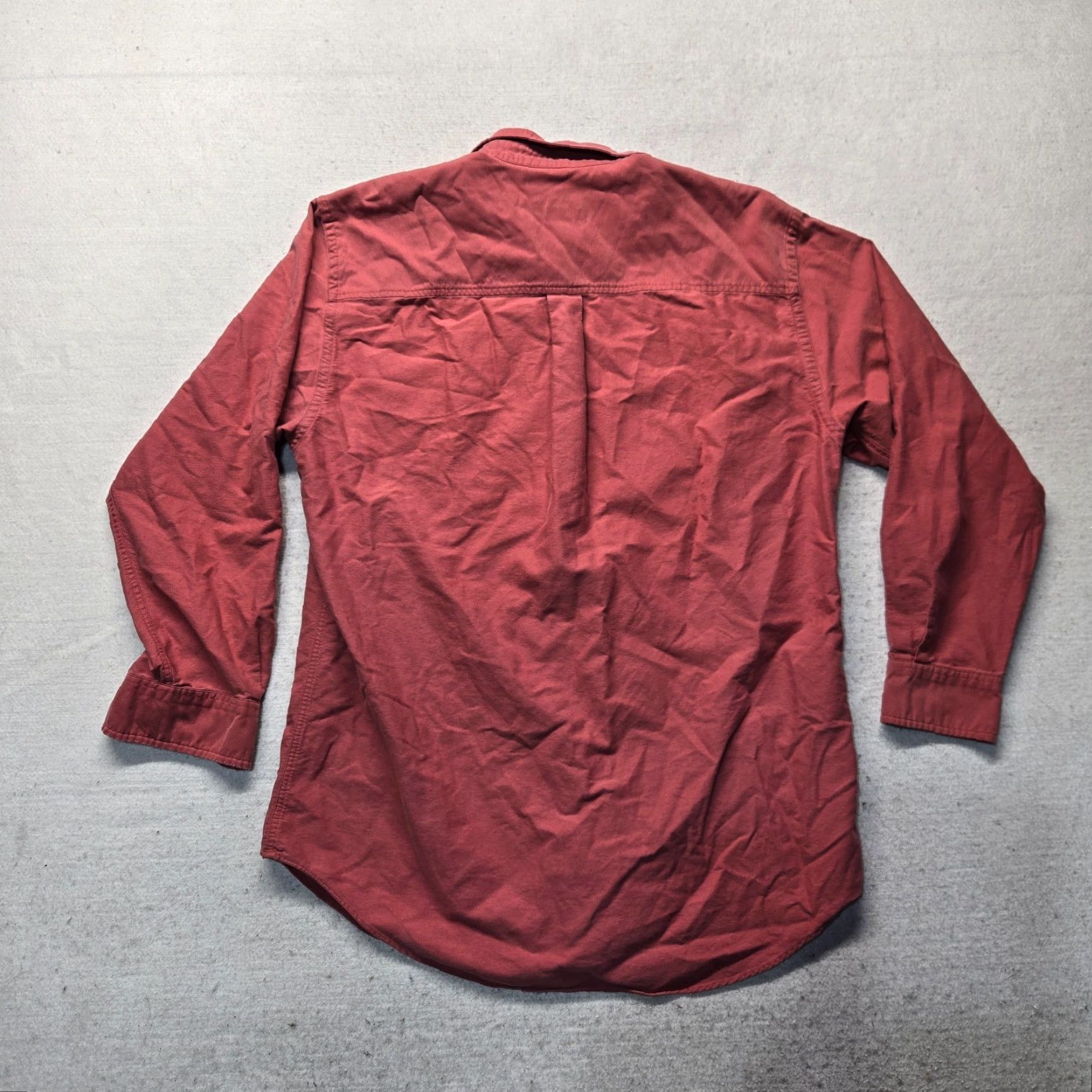 Club Room Club Room Shirt Men Adult Size S Red Solid Button-Up Long Sleeve Casual Button-Down Collar Button-Up Shirt Mens Size US S / EU 44-46 / 1 - 7 Thumbnail