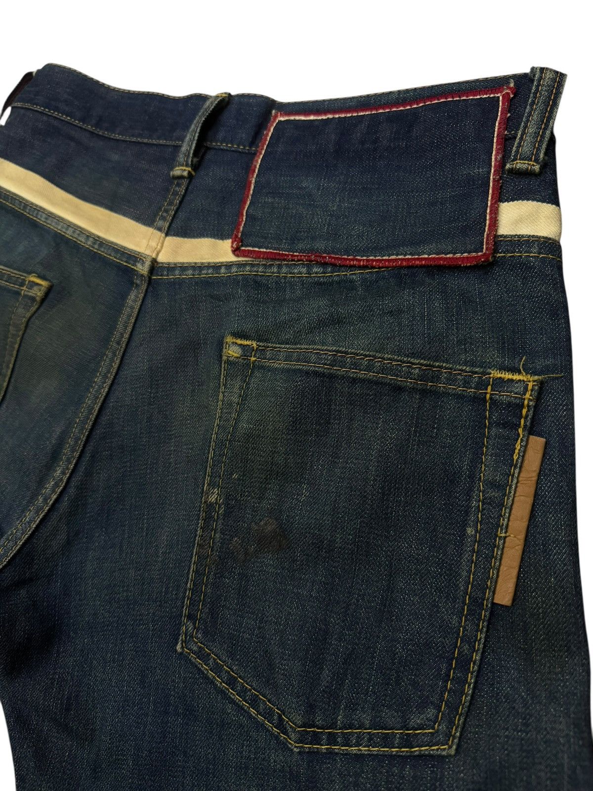 Hysteric Glamour Vintage Walking Jumper by Bobson Japanese Denim Side Stripe Size US 31 - 10 Thumbnail
