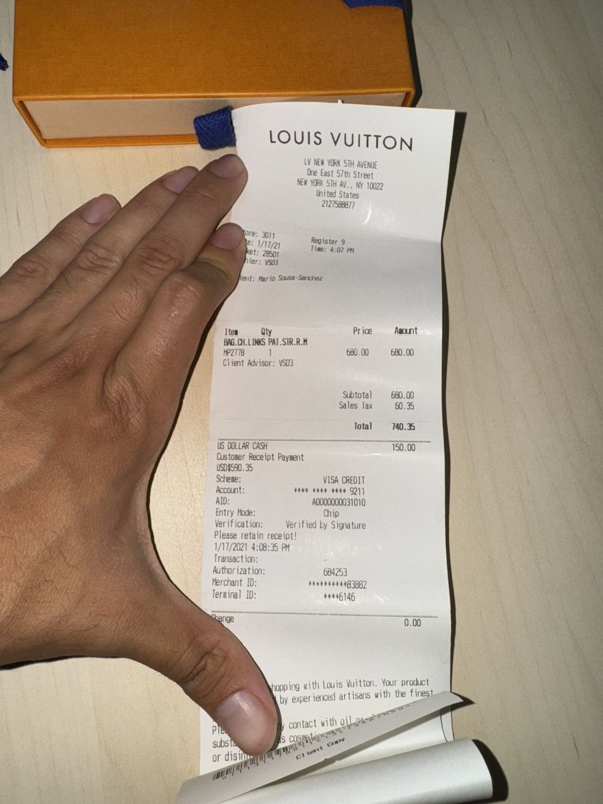 Louis Vuitton Louis Vuitton Chain Links Ring Size ONE SIZE - 5 Thumbnail