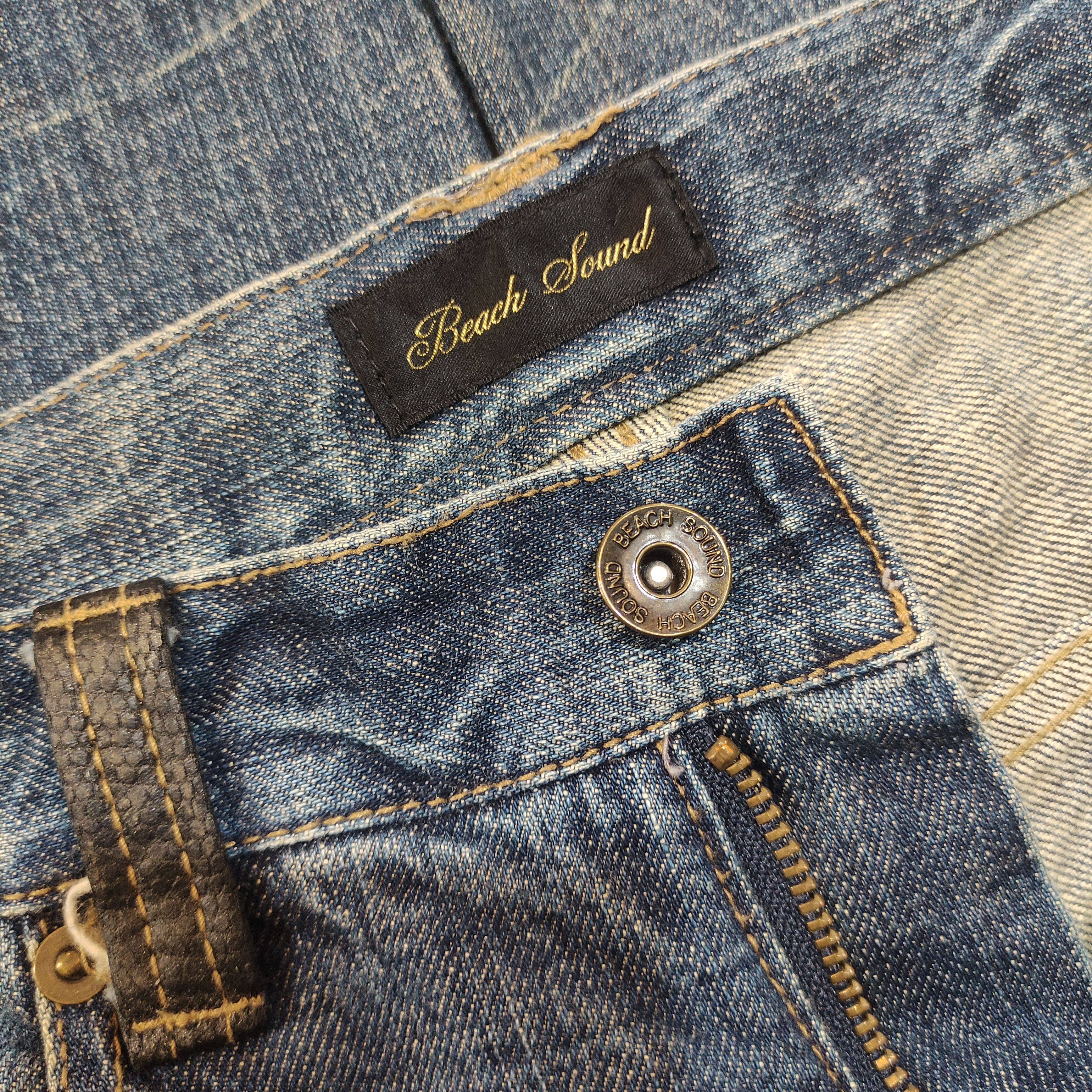 Tornado Mart Beach Sound Flare Jeans Snake Skin - 2000s Style if6w9 Size US 32 / EU 48 - 8 Thumbnail