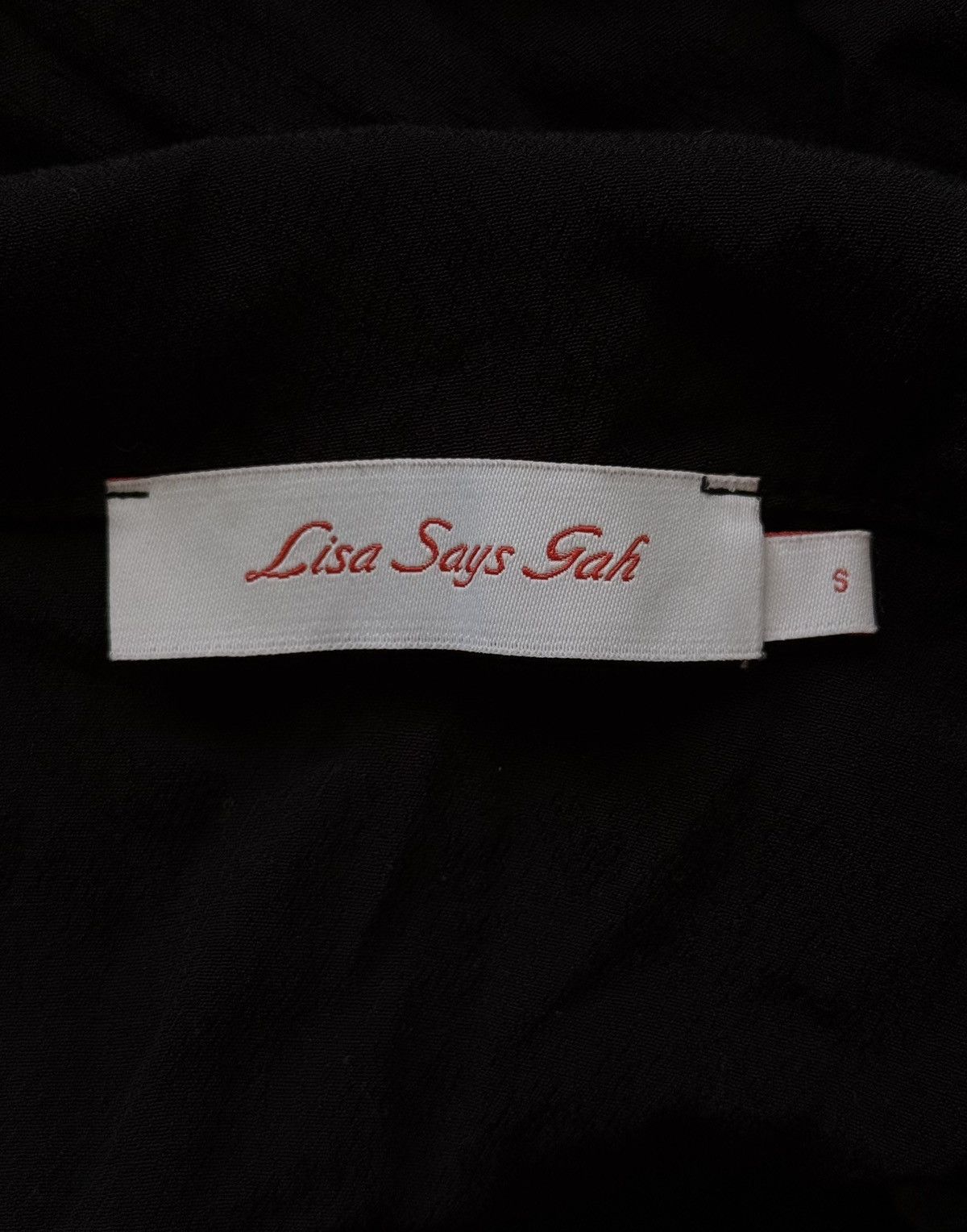 Designer × Lisa Says Gah Lisa Says Gah avant Garde blouse shirt Size S / US 4 / IT 40 - 3 Thumbnail