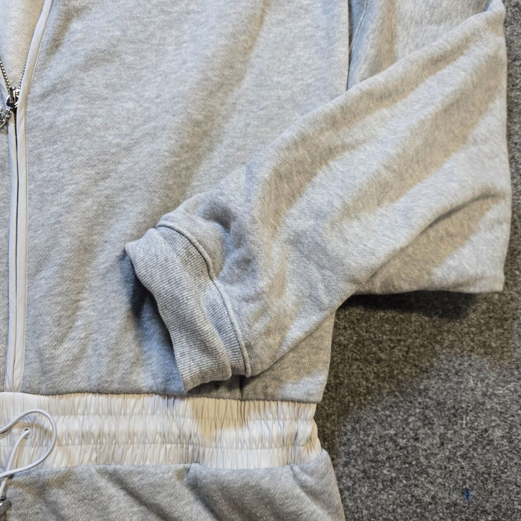 Victoria's Secret Victoria's Secret Romper Womens 2XL Gray Sweatshirt 1/4 Zip Shorts Lounge One Piece Knit Jumpsuit Ladies Size XXL / US 16-18 / IT 52-54 - 3 Thumbnail