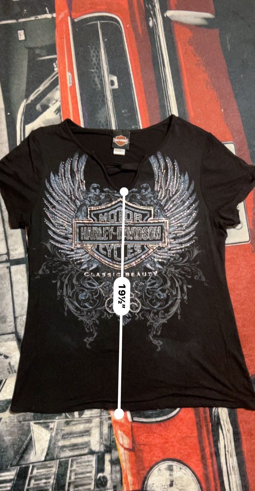 Harley Davidson Harley Davidson With Rhinestones Size XL / US 12-14 / IT 48-50 - 3 Thumbnail