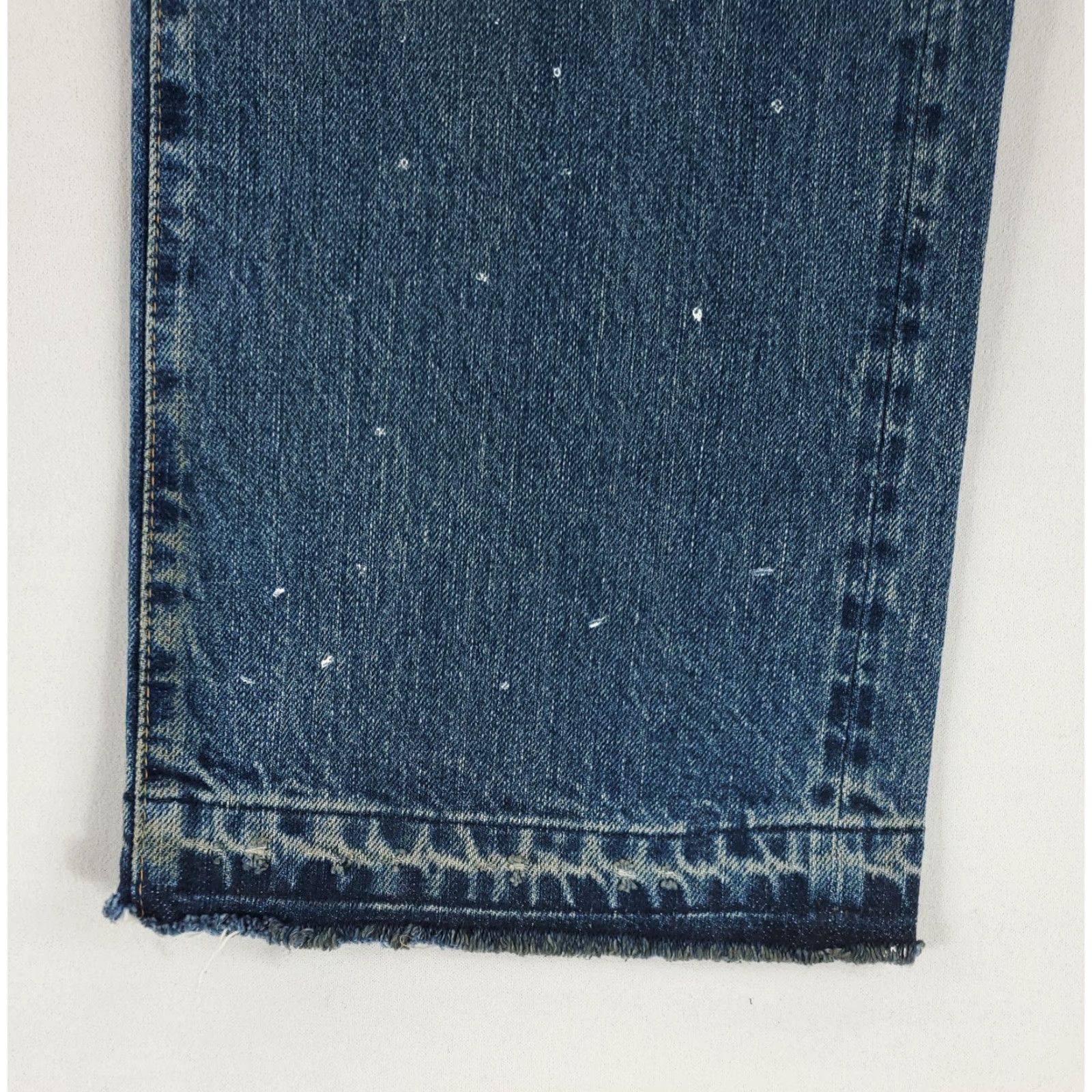 Levi's Levi's 505 Jeans LVC Archives 1967 Selvedge Distressed Mens 34 Inseam 29 Blue Straight Regular 34x29 NWT Size US 34 / EU 50 - 2 Thumbnail