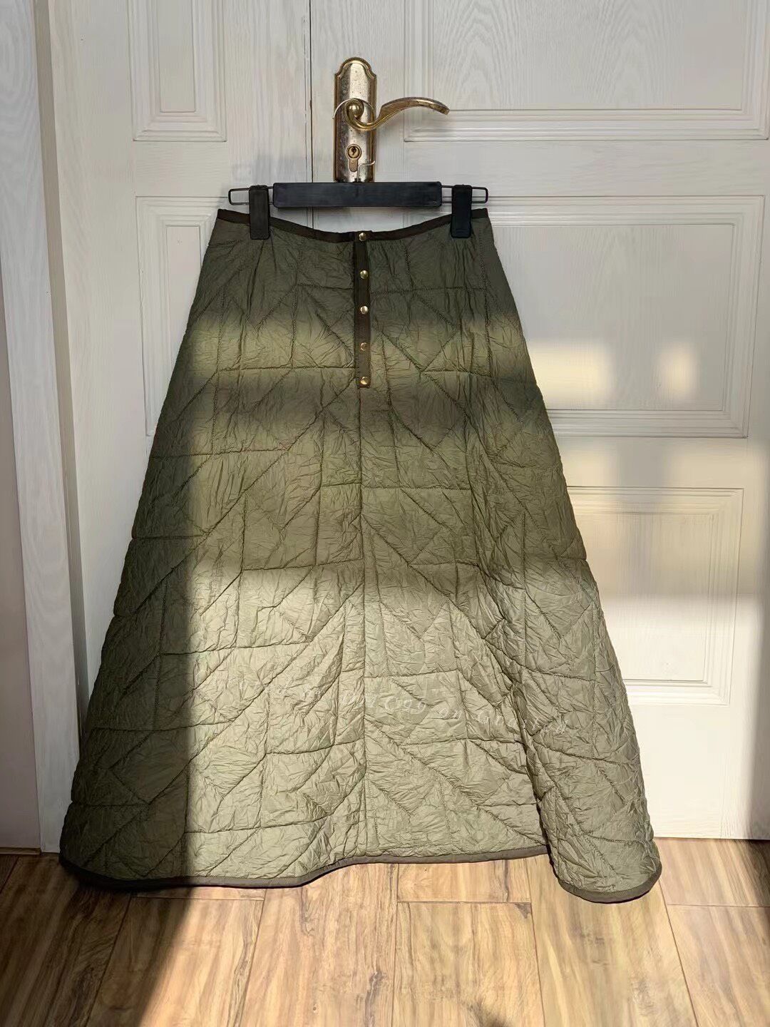 Orcival Japanese Vintage Quilted Skirt Size 35" - 1 Thumbnail