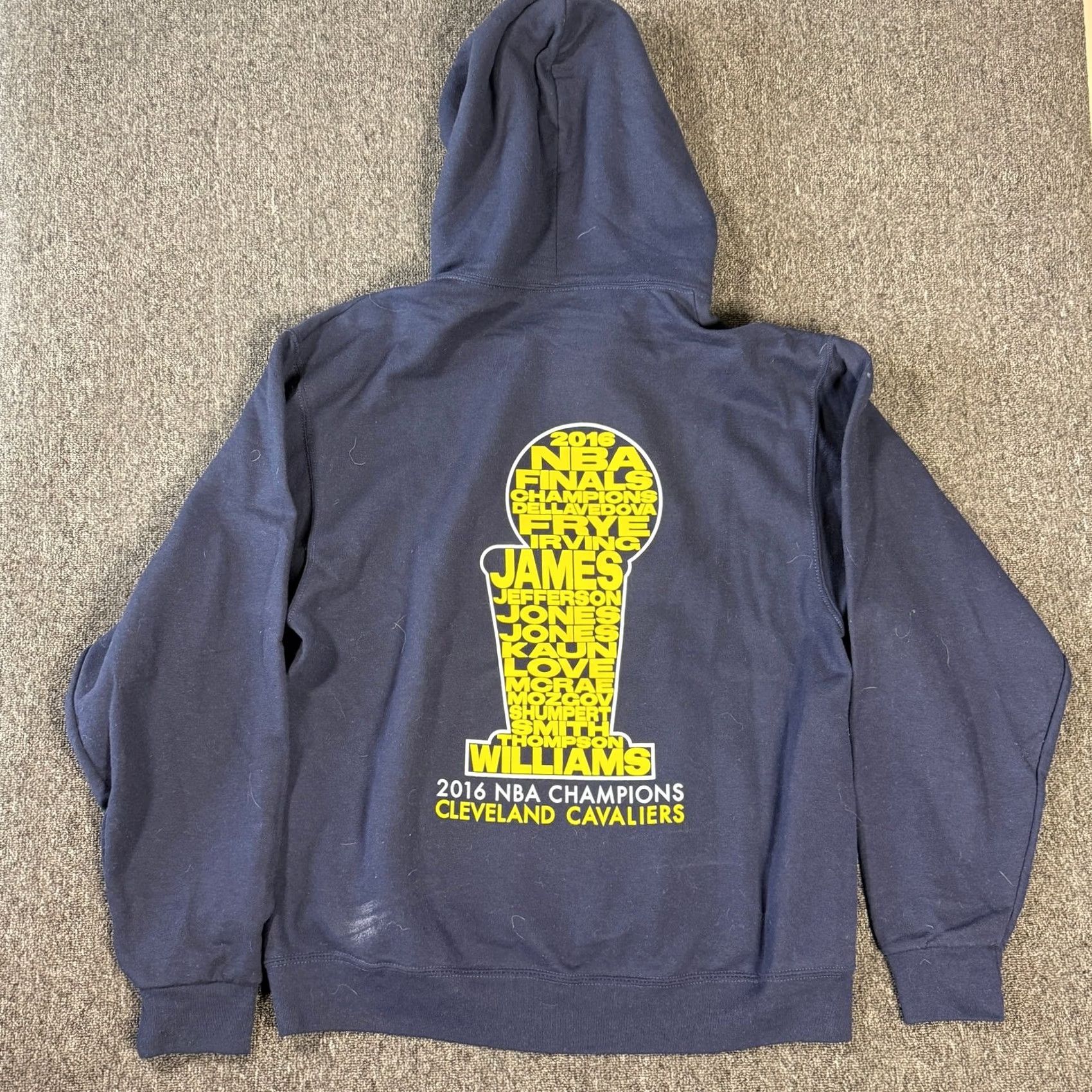 NBA VINTAGE Nike Cavaliers Nba Champions 2016 Navy Hoodie Sweatshirt Medium Size US M / EU 48-50 / 2 - 2 Thumbnail