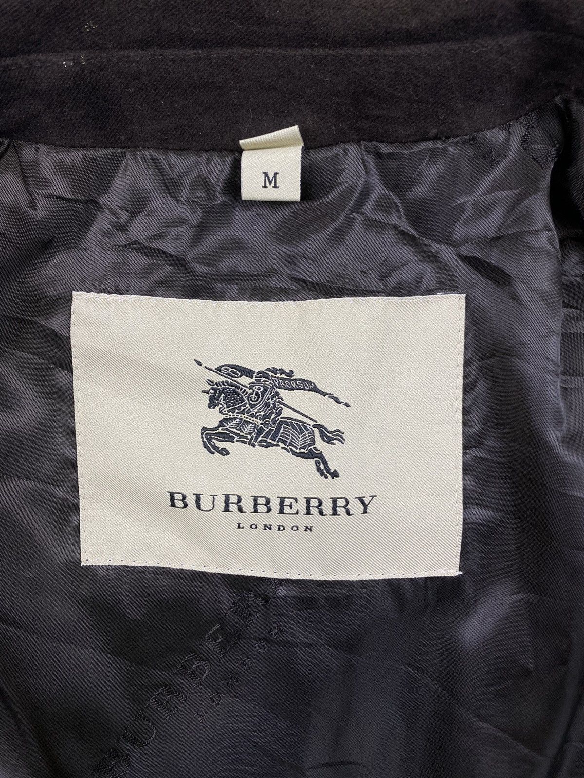 Burberry × Japanese Brand × Vintage Vintage Burberry London Double Colar Wool Trench Coat Jacket Size US M / EU 48-50 / 2 - 10 Thumbnail
