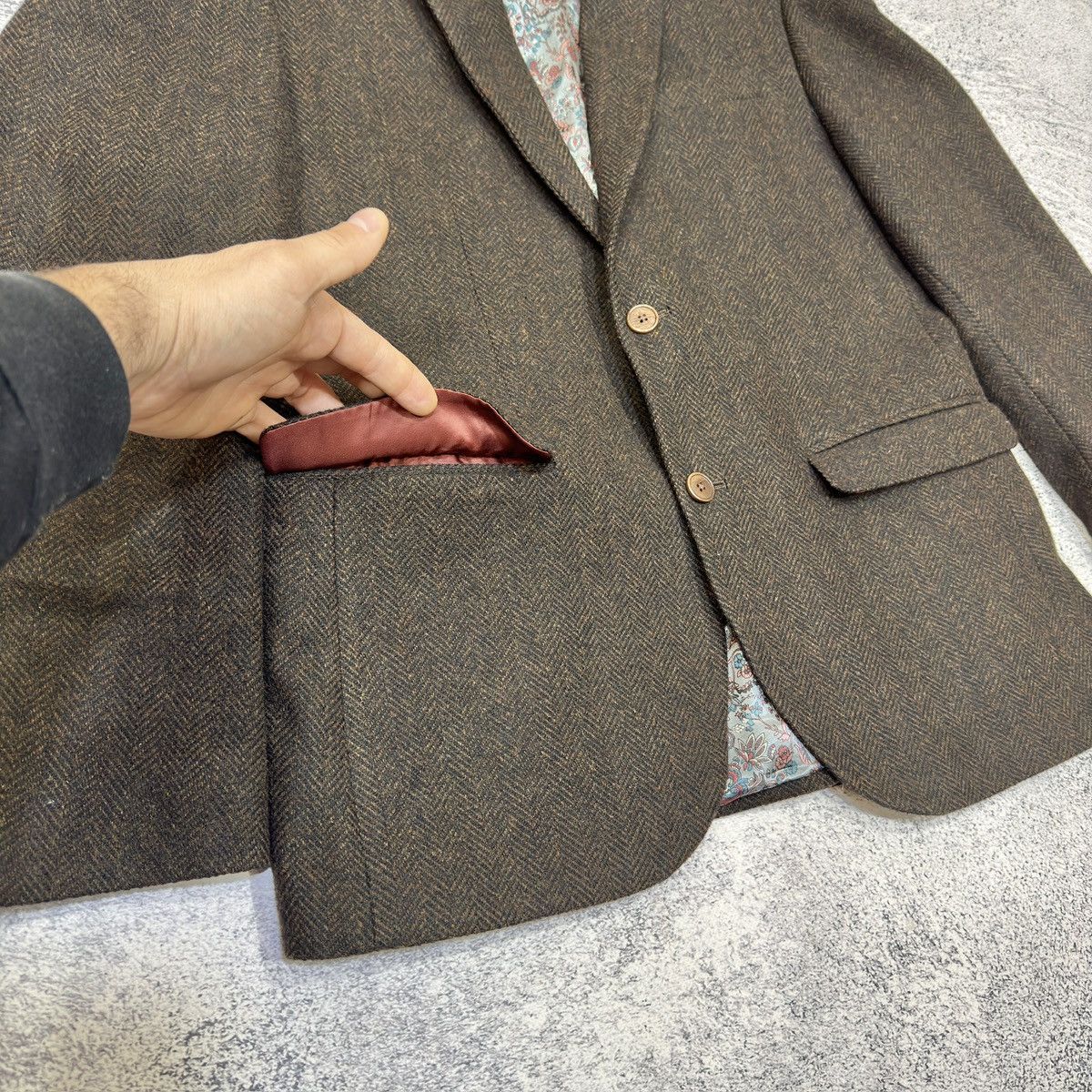 NEXT Next Wool Blazer 42/107cm Slim Fit Size 42S - 5 Thumbnail